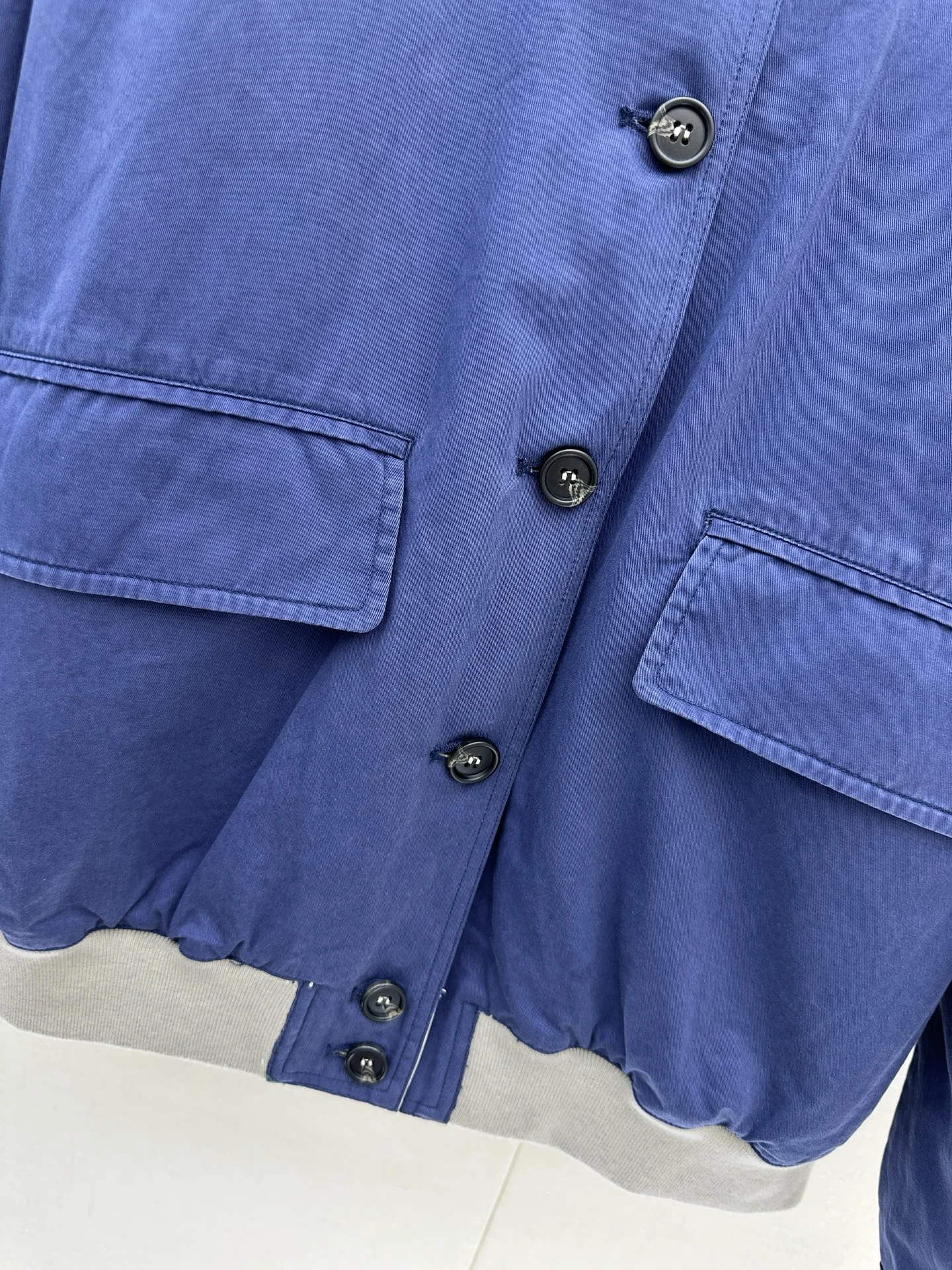 MIU MIU Jackets Cotton Blue-Gray S-L E75202609060771 - Image 6