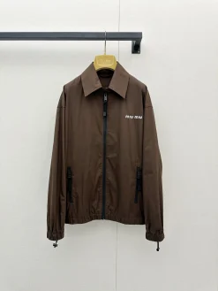 MIU MIU Jackets Cotton Brown-Black S-L C95202609063249