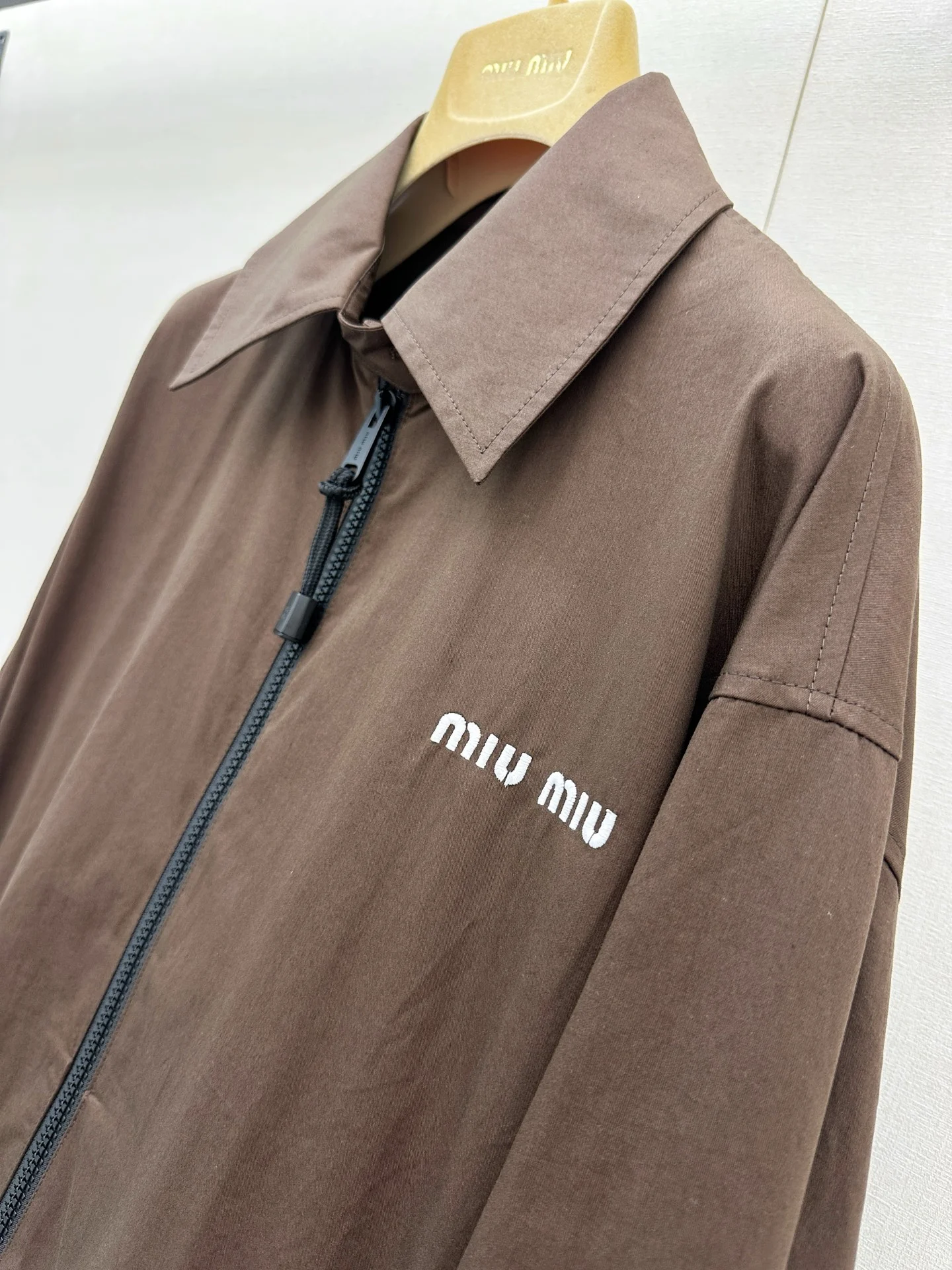 MIU MIU Jackets Cotton Brown-Black S-L C95202609063249 - Image 6
