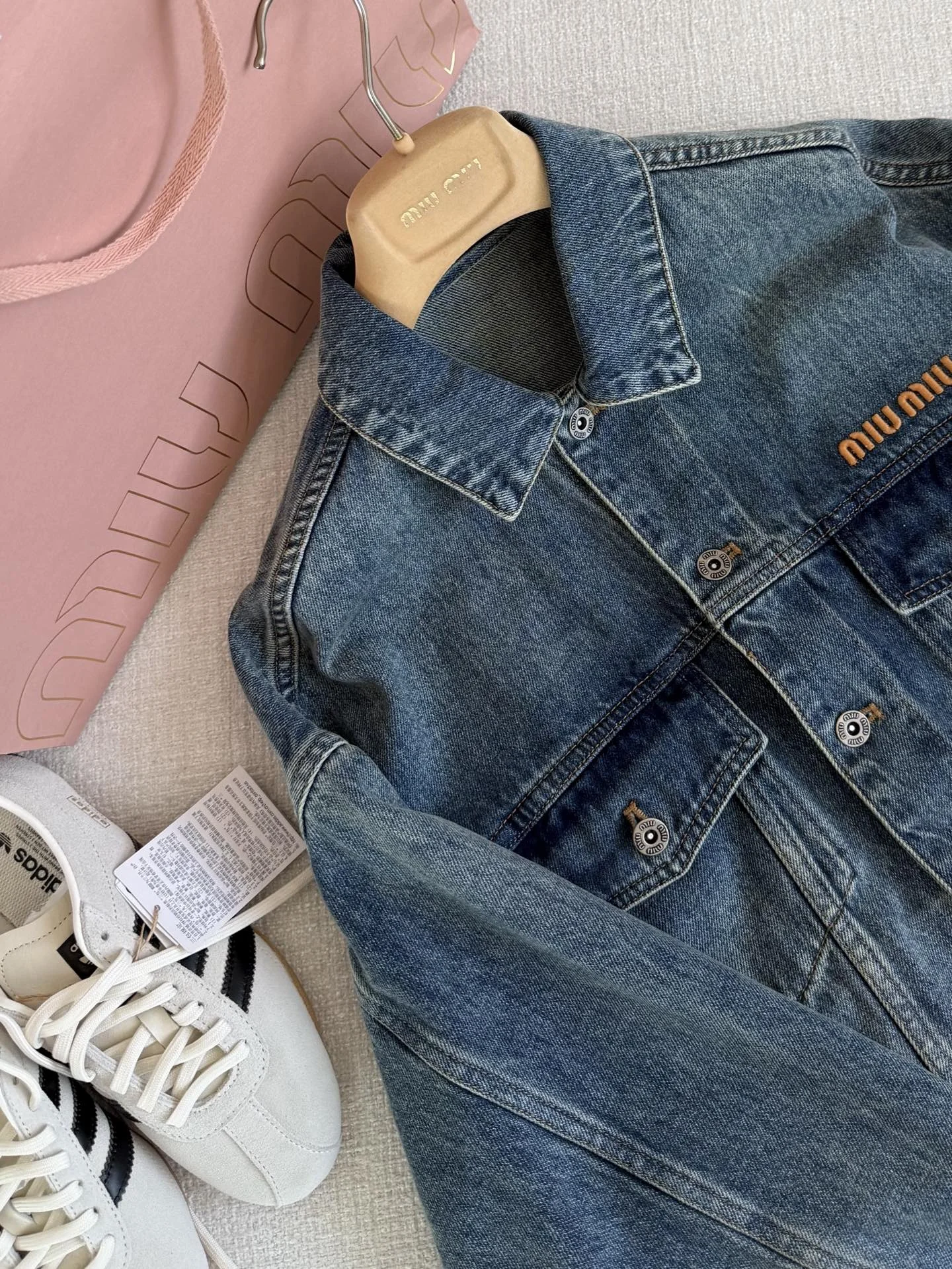 MIU MIU Jackets Denim Blue-Orange S-L C40202609060667 - Image 2