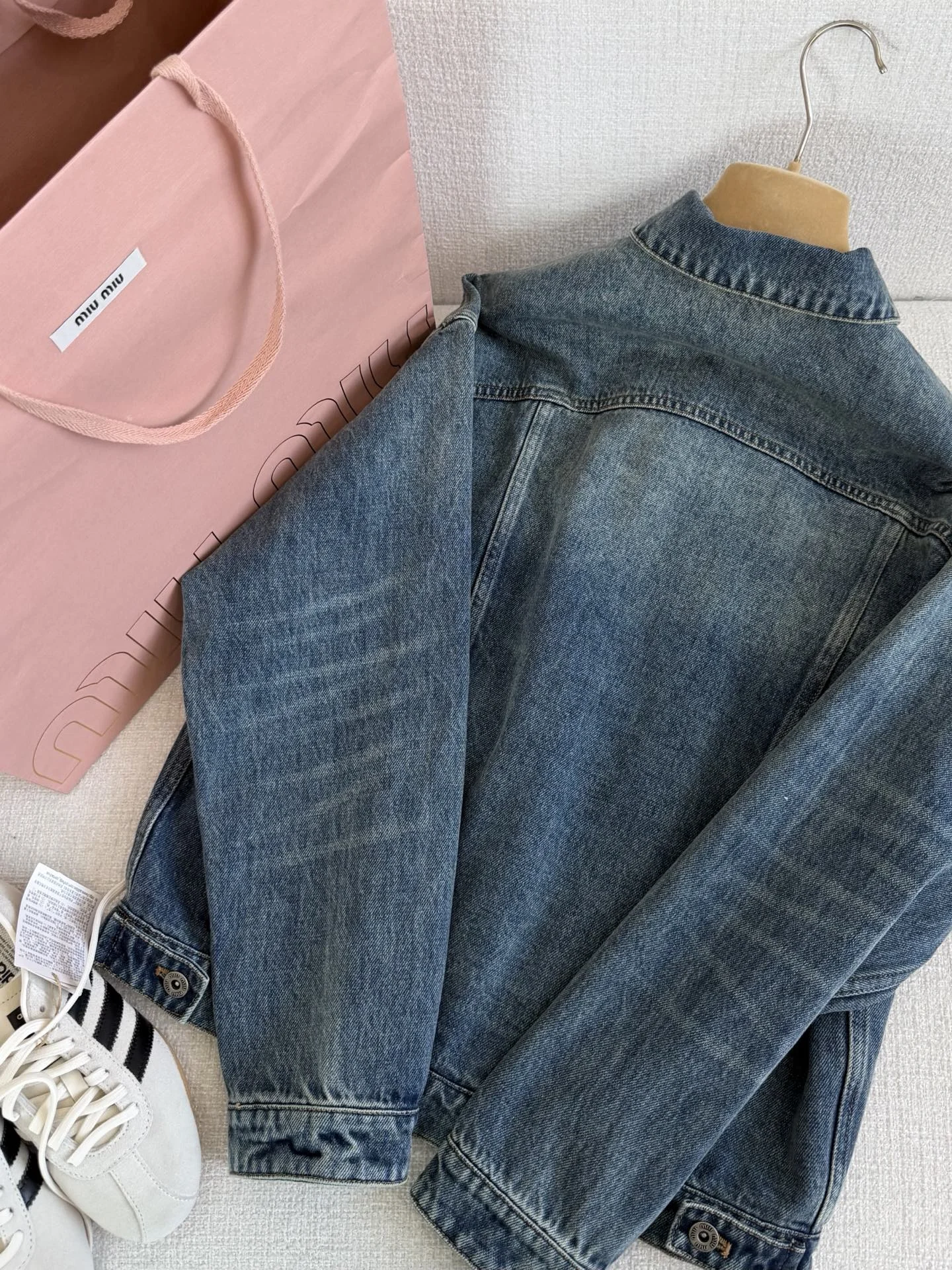 MIU MIU Jackets Denim Blue-Orange S-L C40202609060667 - Image 8