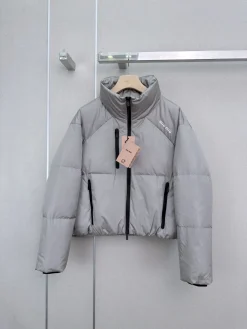 MIU MIU Jackets Gray-Black S-L E35202609061066