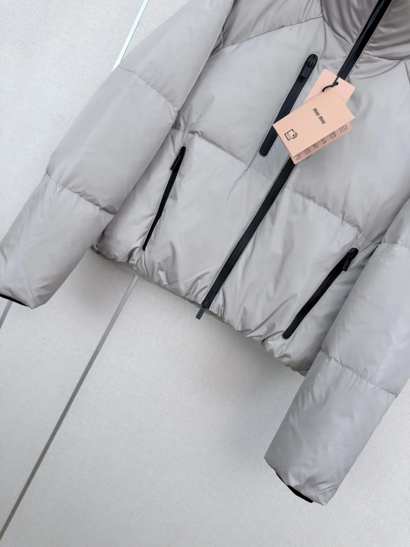 MIU MIU Jackets Gray-Black S-L E35202609061066 - Image 6