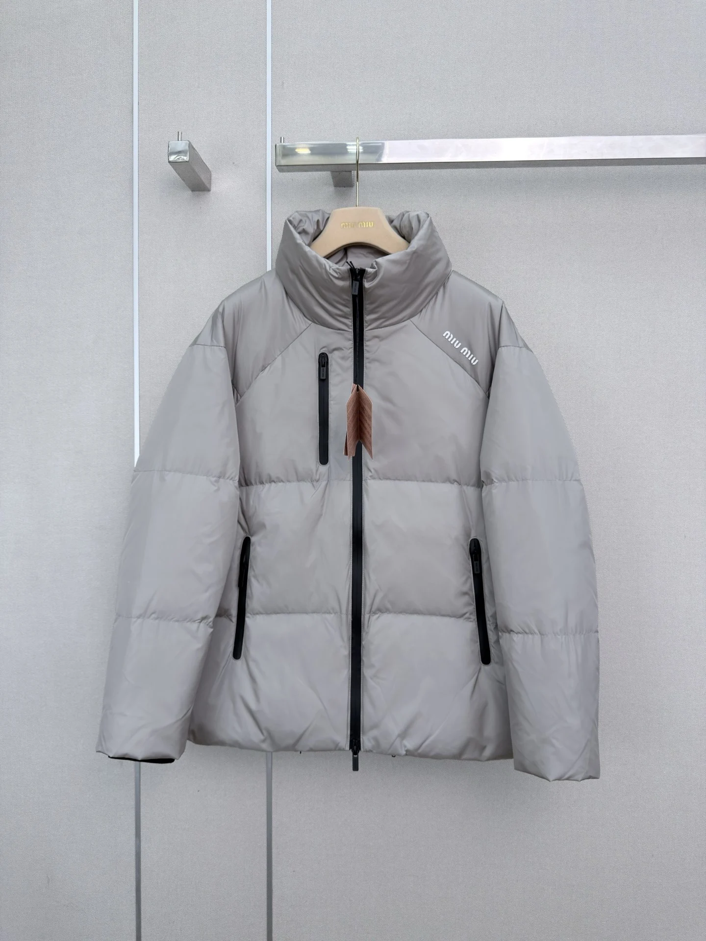 MIU MIU Jackets Gray-Black S-L E90202609061064