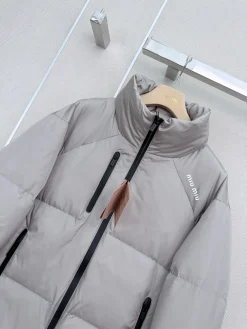 Alternative view of MIU MIU Jackets Gray-Black S-L E90202609061064