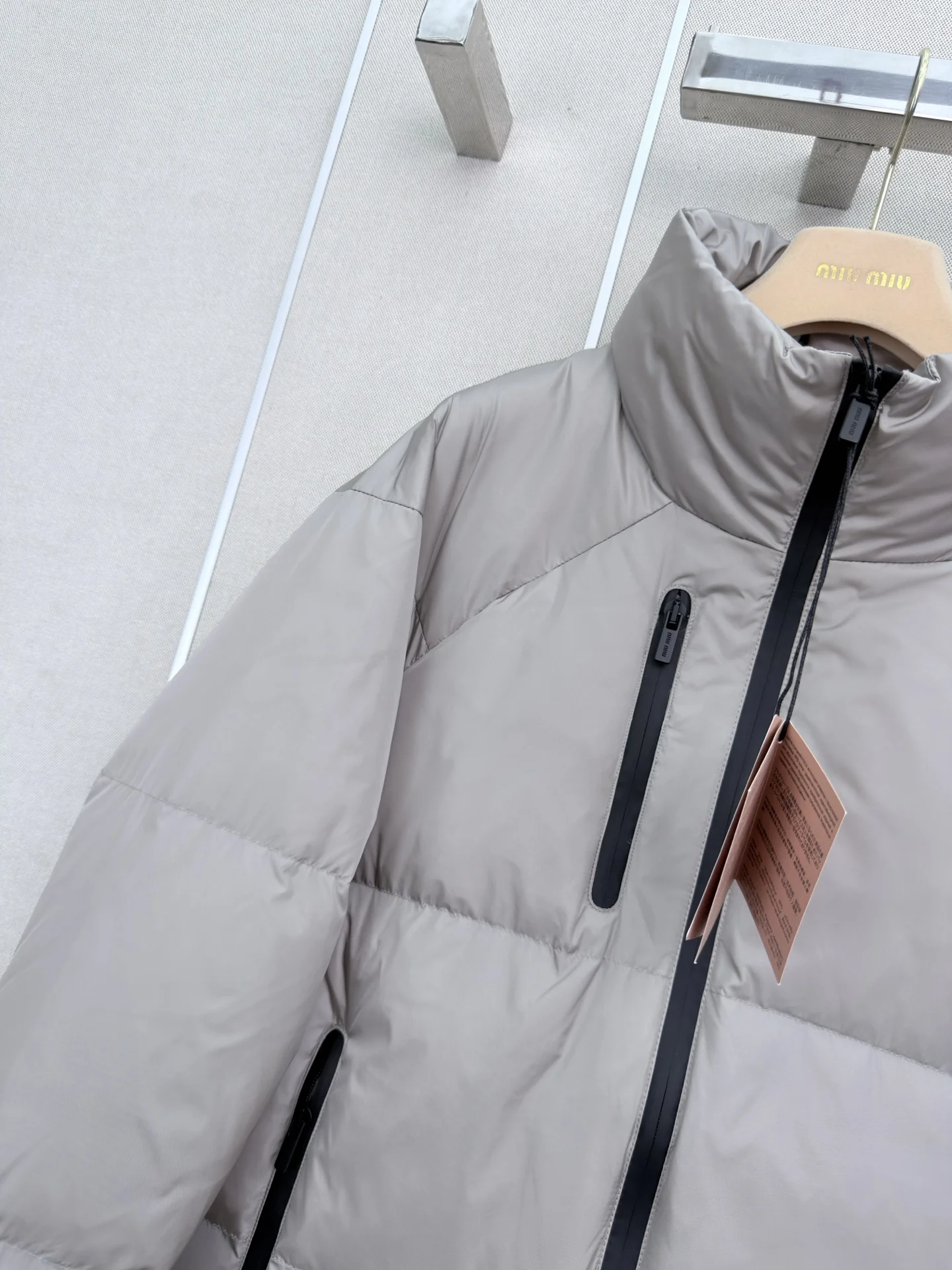 MIU MIU Jackets Gray-Black S-L E90202609061064 - Image 3