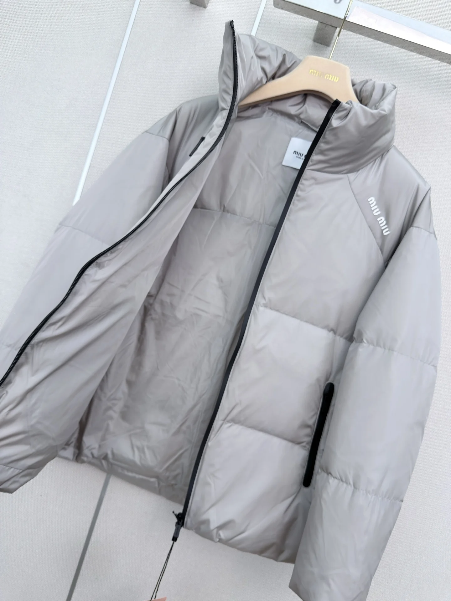 MIU MIU Jackets Gray-Black S-L E90202609061064 - Image 4