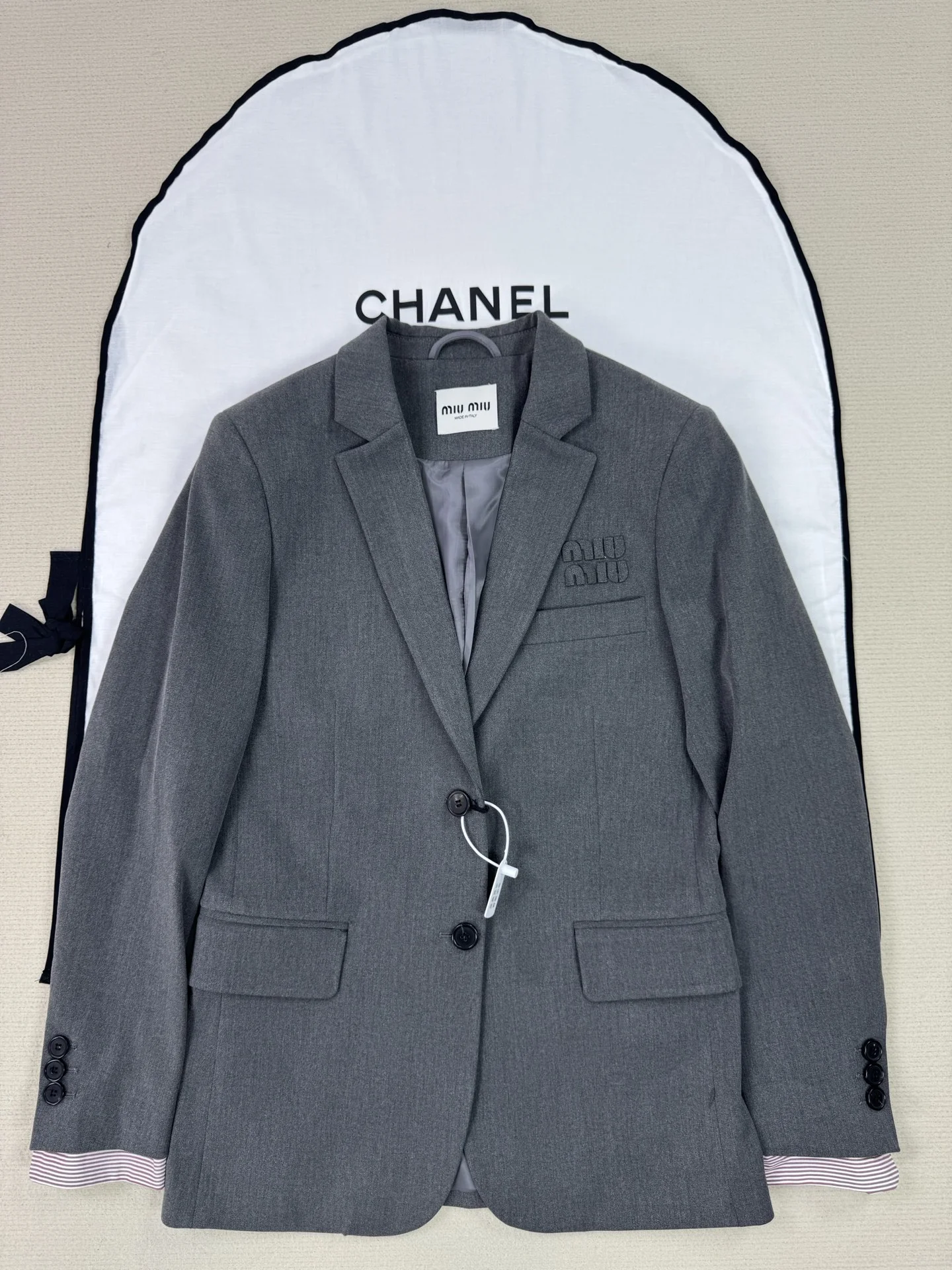 MIU MIU Jackets Gray-Pink S-M-L D85202609060232