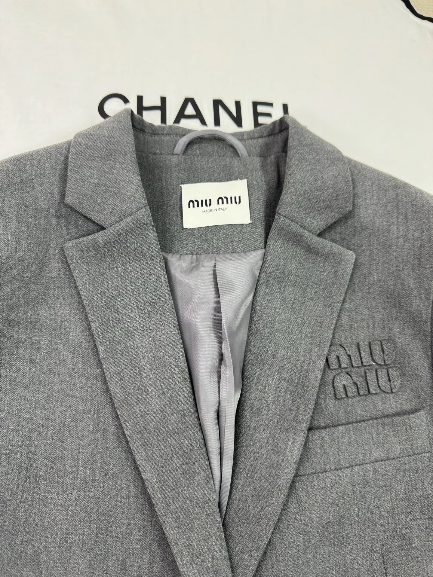 MIU MIU Jackets Gray-Pink S-M-L D85202609060232 - Image 5