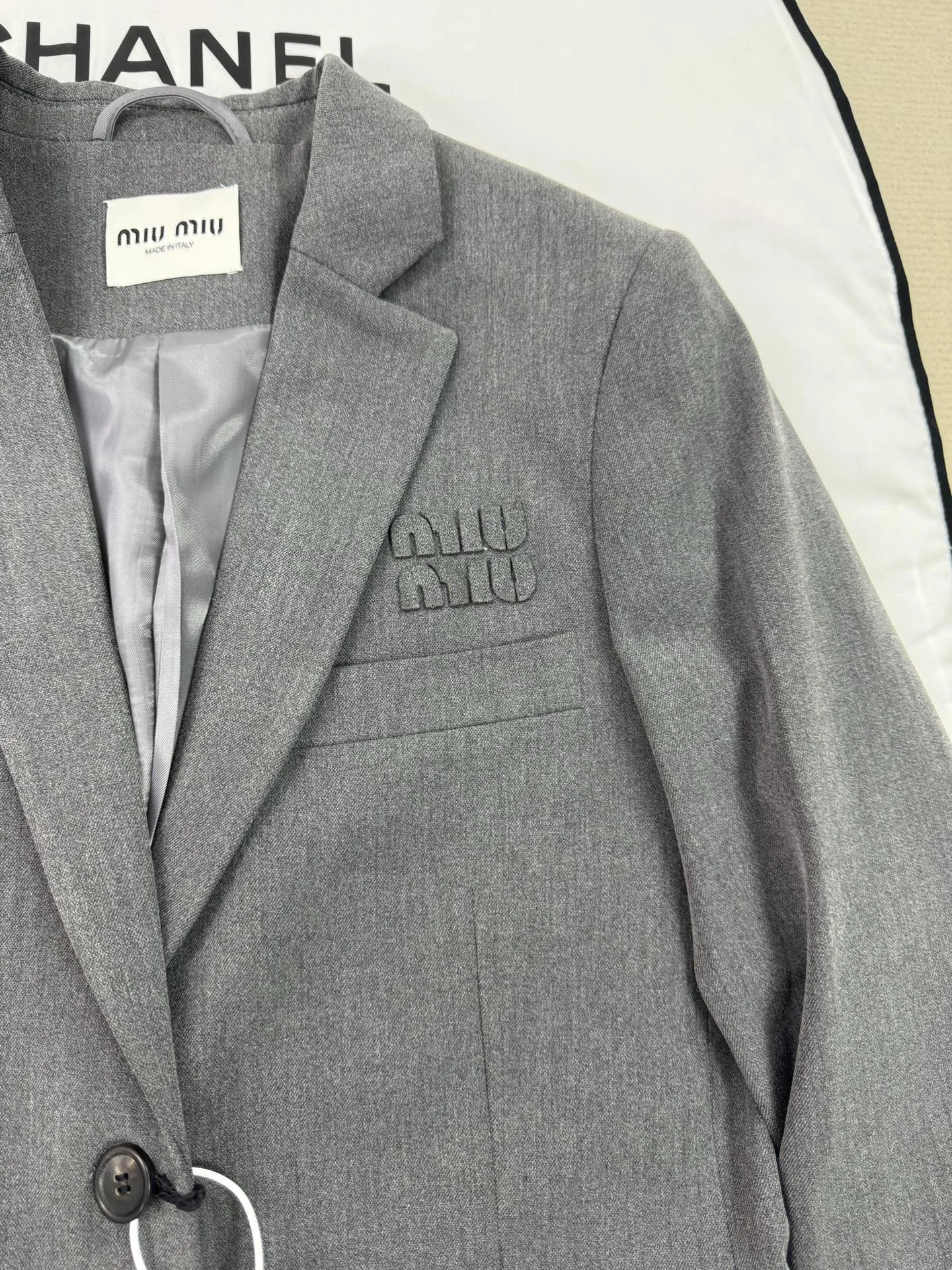 MIU MIU Jackets Gray-Pink S-M-L D85202609060232 - Image 6
