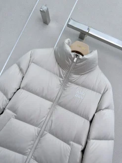 Alternative view of MIU MIU Jackets Gray S-L E70202609061091