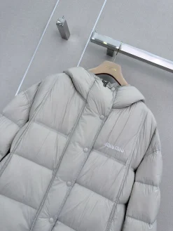 Alternative view of MIU MIU Jackets Gray S-L F10202609061094