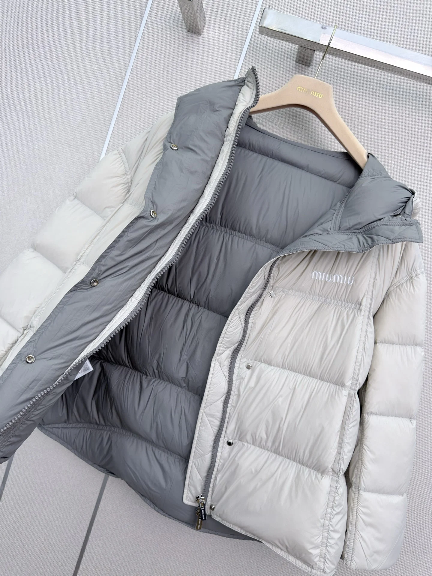 MIU MIU Jackets Gray S-L F10202609061094 - Image 4