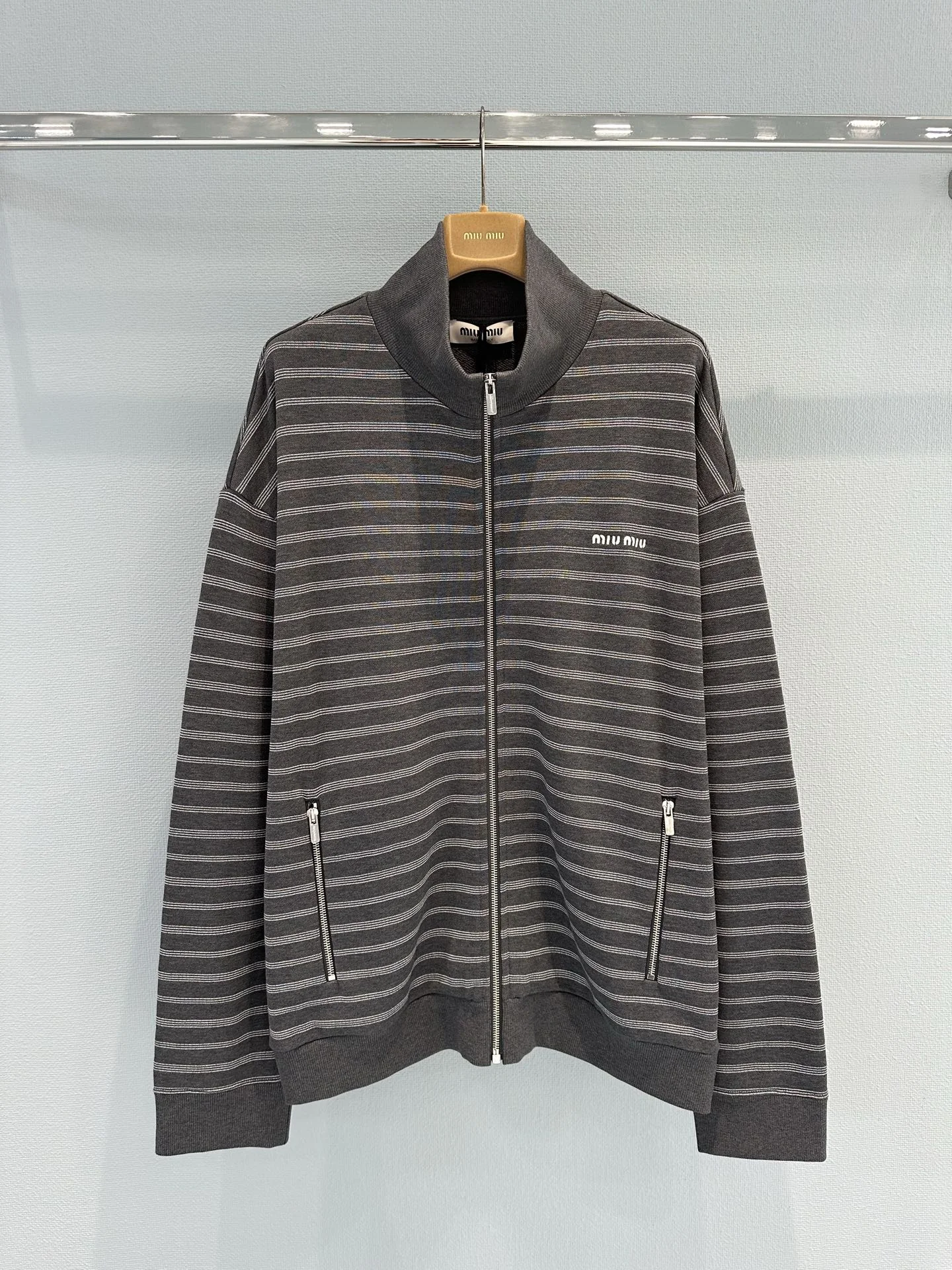 MIU MIU Jackets Grey S-L C05202609060643 - Image 3