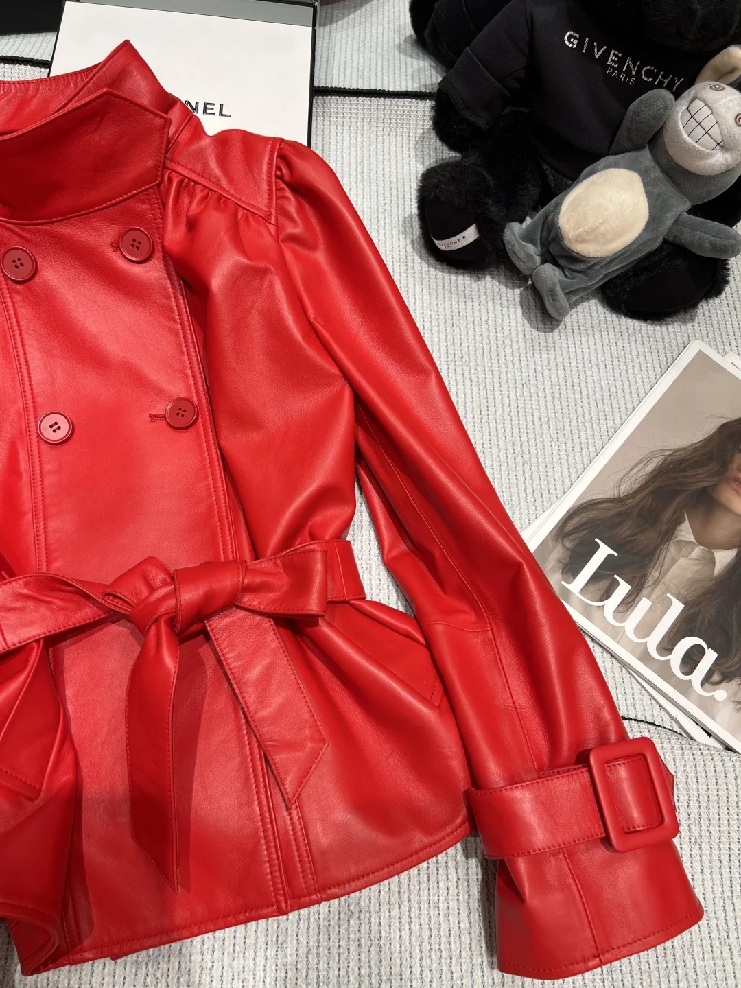 MIU MIU Jackets Leather Red S-XL I00202609060333 - Image 3