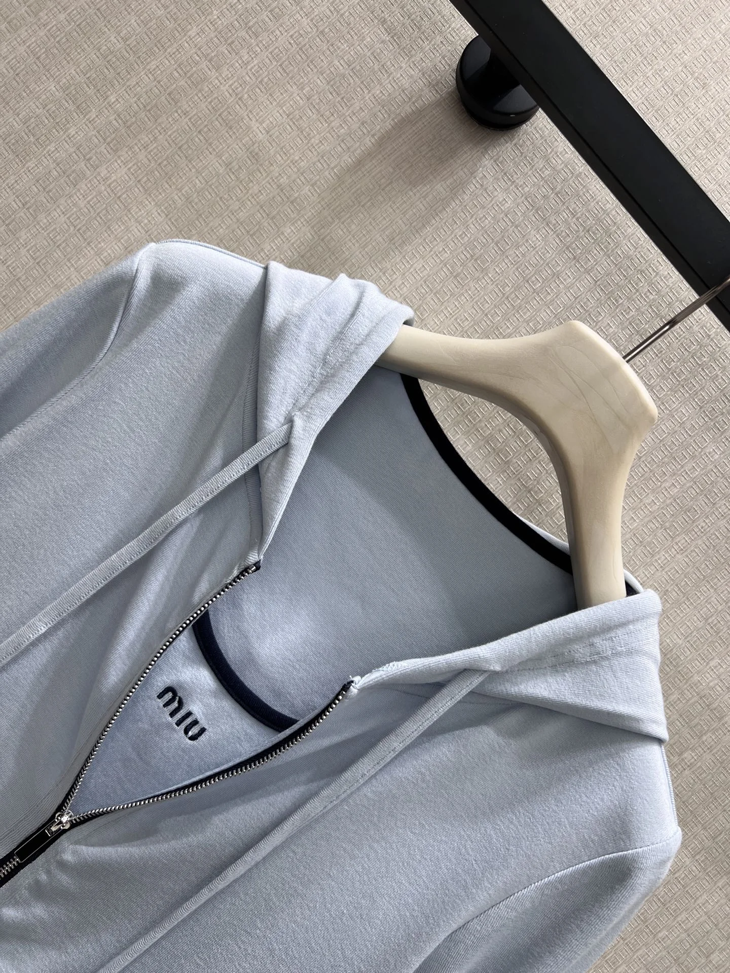 MIU MIU Jackets Light Blue-Black S-L C00202609060187 - Image 4