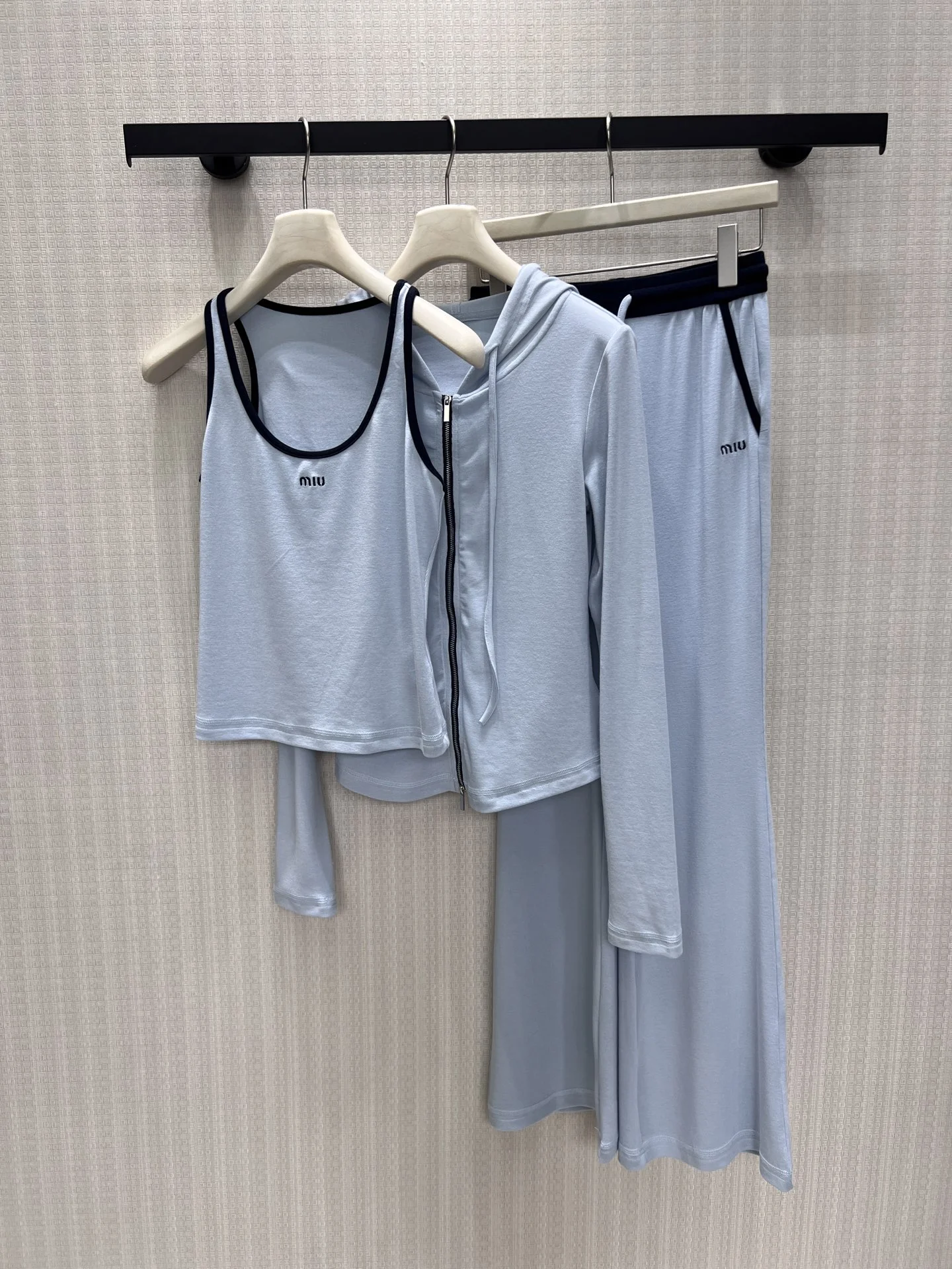 MIU MIU Jackets Light Blue-Black S-L C00202609060187 - Image 8