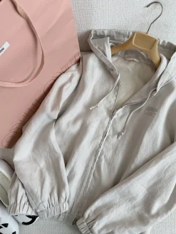 MIU MIU Jackets Linen Beige S-L C45202609060271