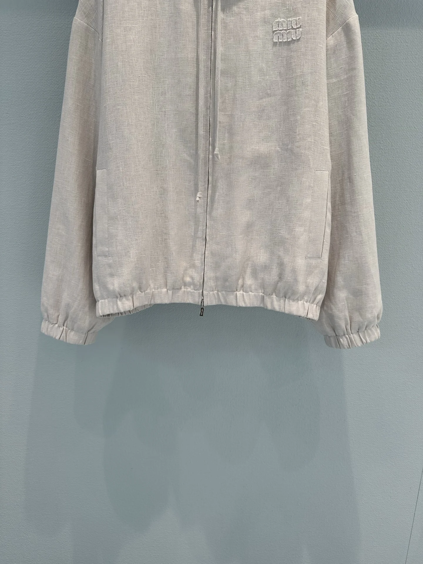 MIU MIU Jackets Linen Beige S-L C65202609063106 - Image 6