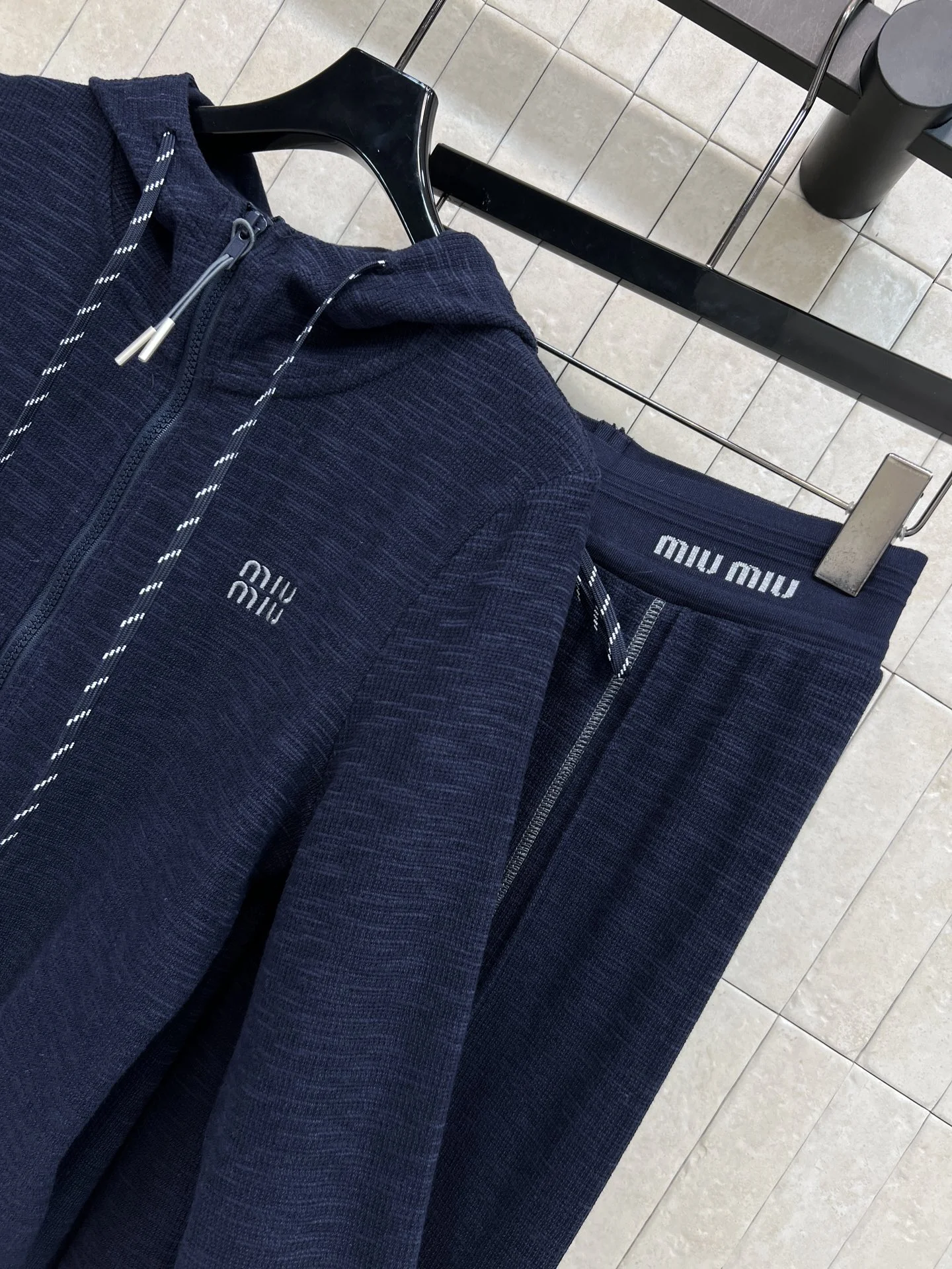 MIU MIU Jackets Navy Blue S-L A85202609062476 - Image 6