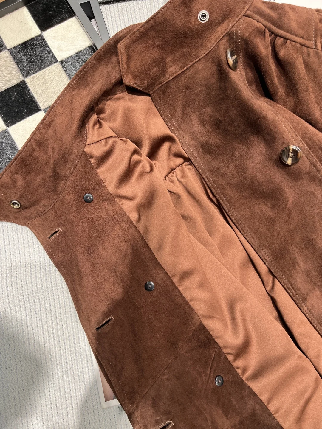 MIU MIU Jackets Suede Brown S-XL A120202609061885 - Image 3