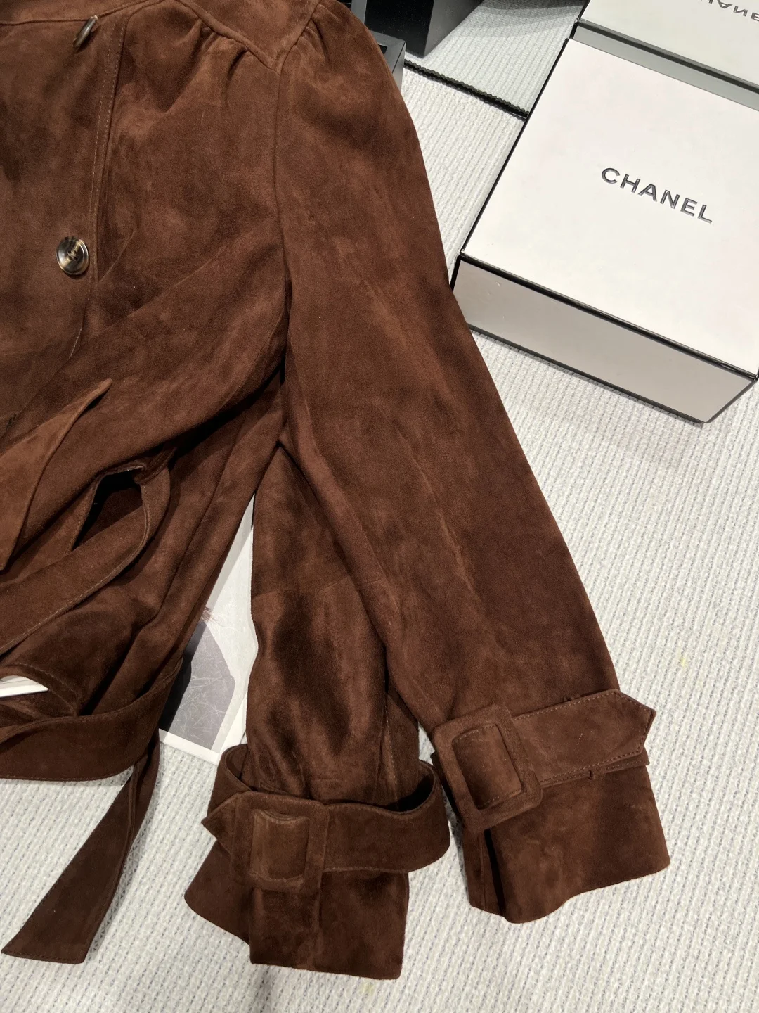 MIU MIU Jackets Suede Brown S-XL A120202609061885 - Image 6