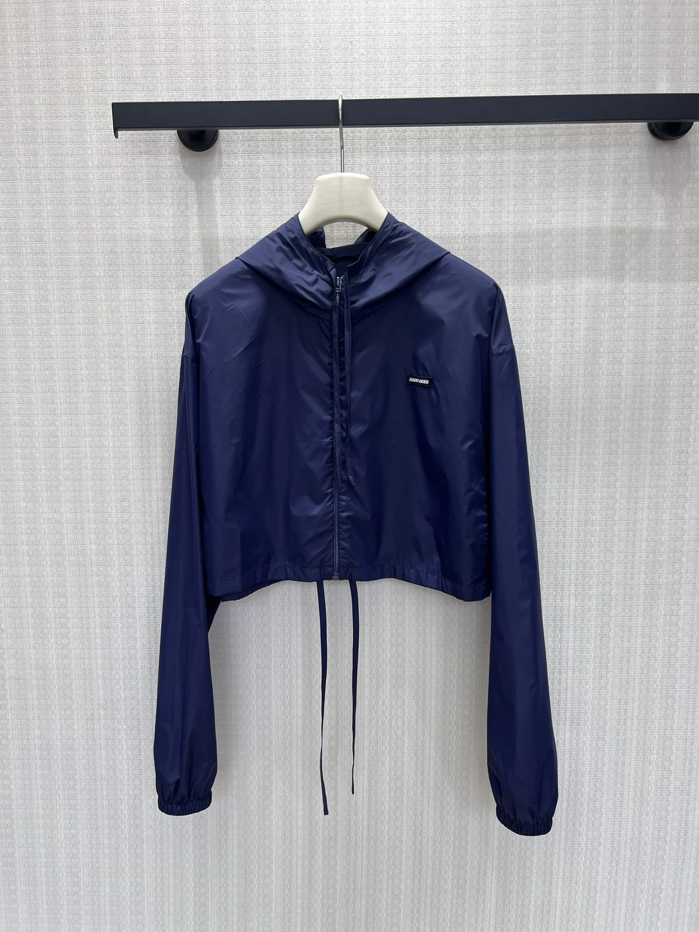 MIU MIU Jackets Textured Fabric Blue 36-40 B55202609060729