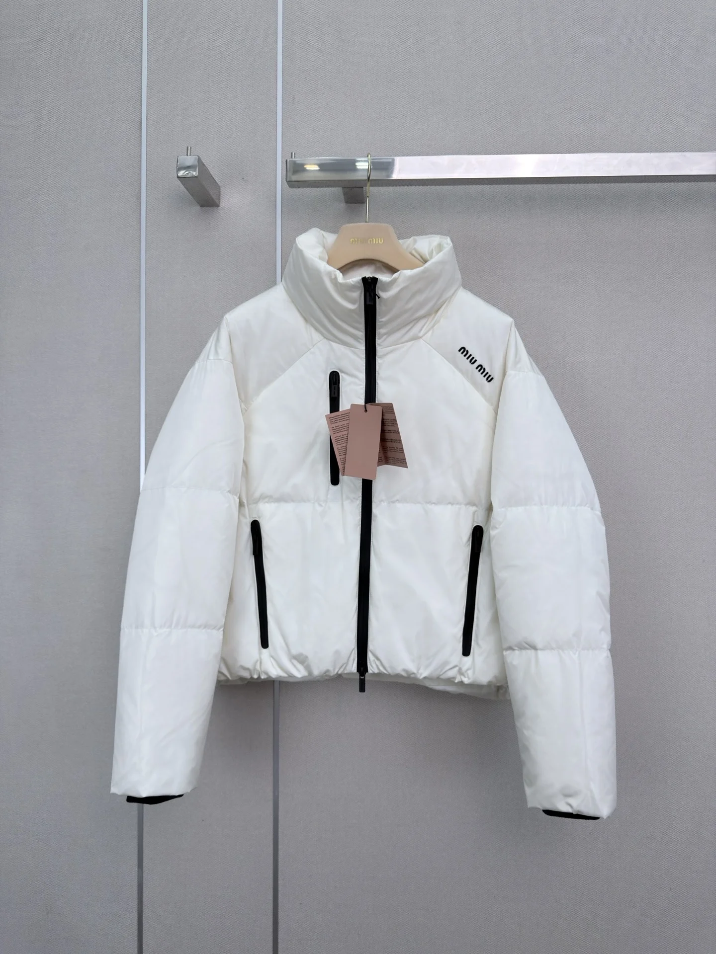 MIU MIU Jackets White-Black S-L E35202609061068