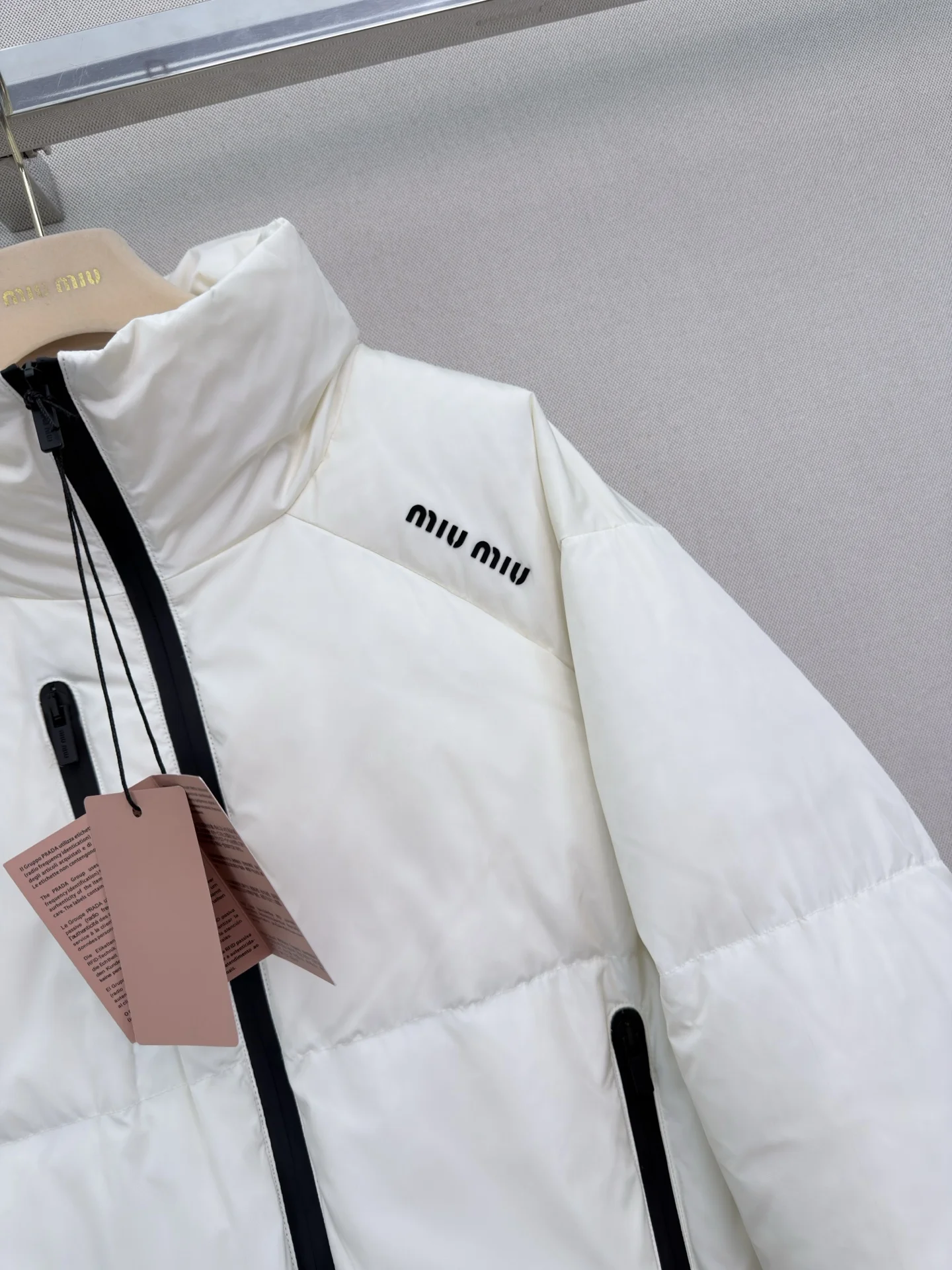 MIU MIU Jackets White-Black S-L E35202609061068 - Image 3