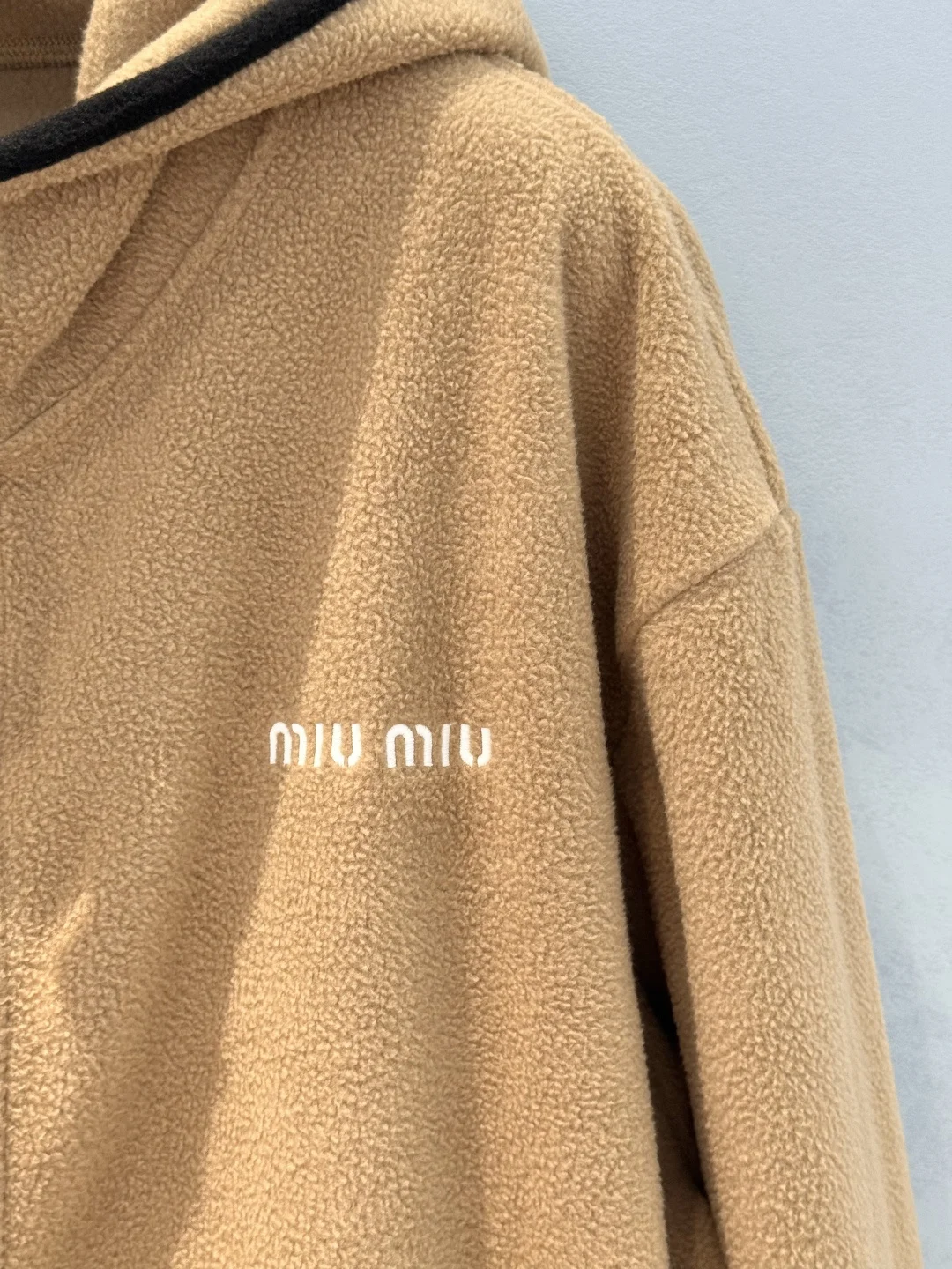 MIU MIU Jackets Wool Blend Tan-Black S-L C30202609062312 - Image 5