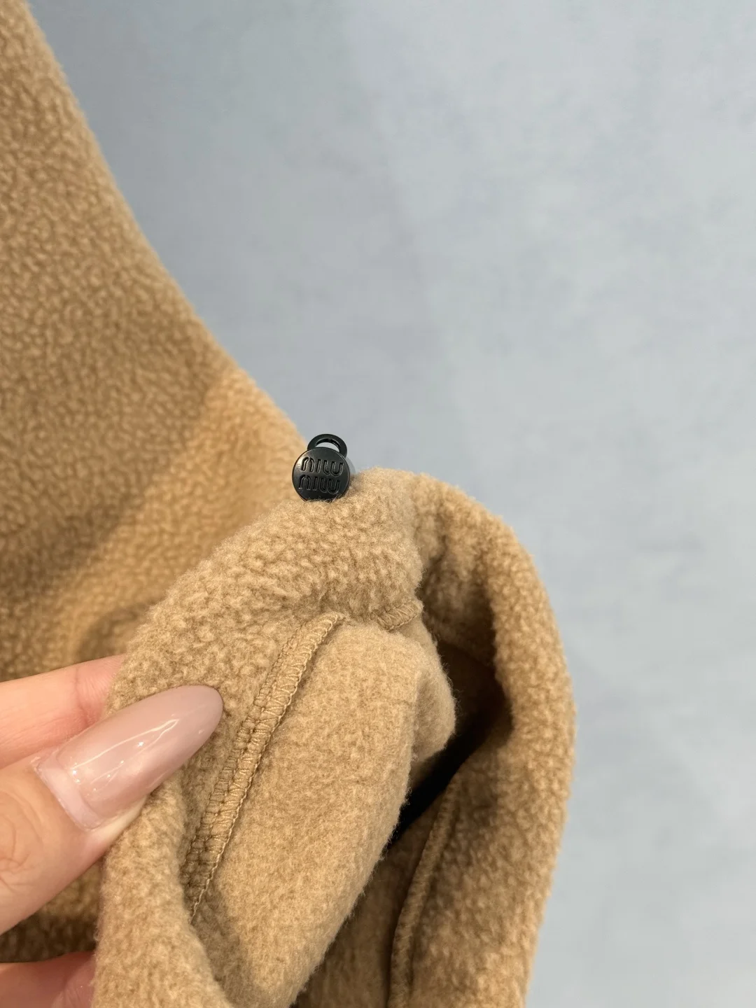 MIU MIU Jackets Wool Blend Tan-Black S-L C30202609062312 - Image 8
