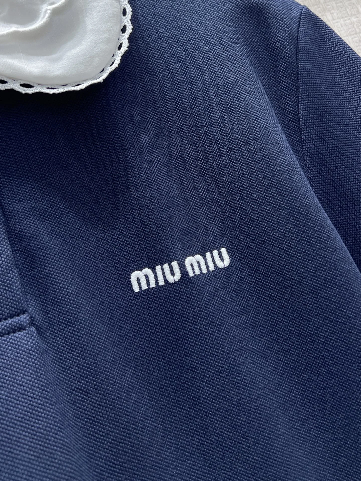 MIU MIU Polos Pique Black-White 36-40 B05202609061853 - Image 6