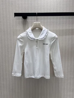 MIU MIU Polos White-Black 36-40 B55202609062558