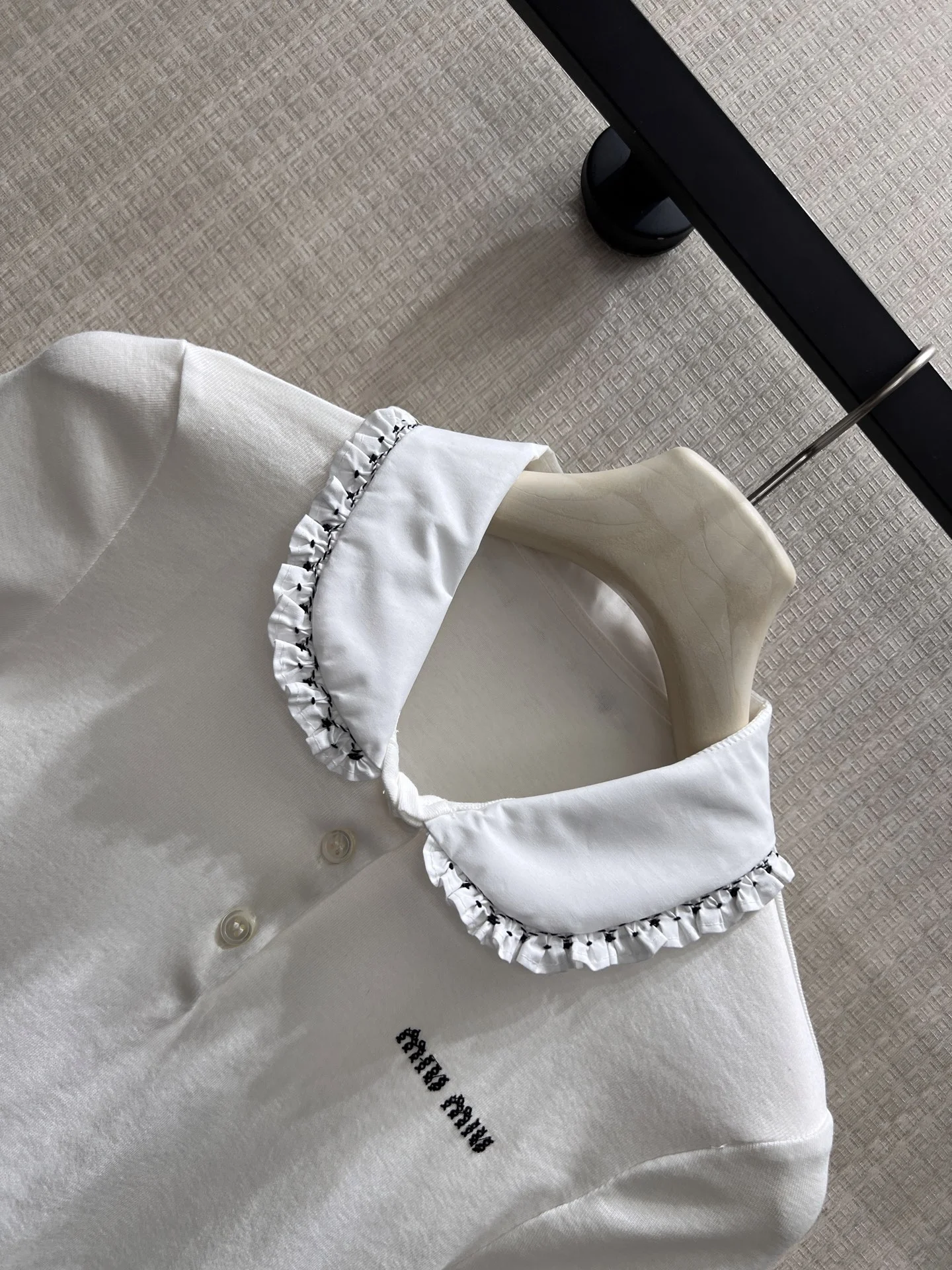 MIU MIU Polos White-Black 36-40 B55202609062558 - Image 3