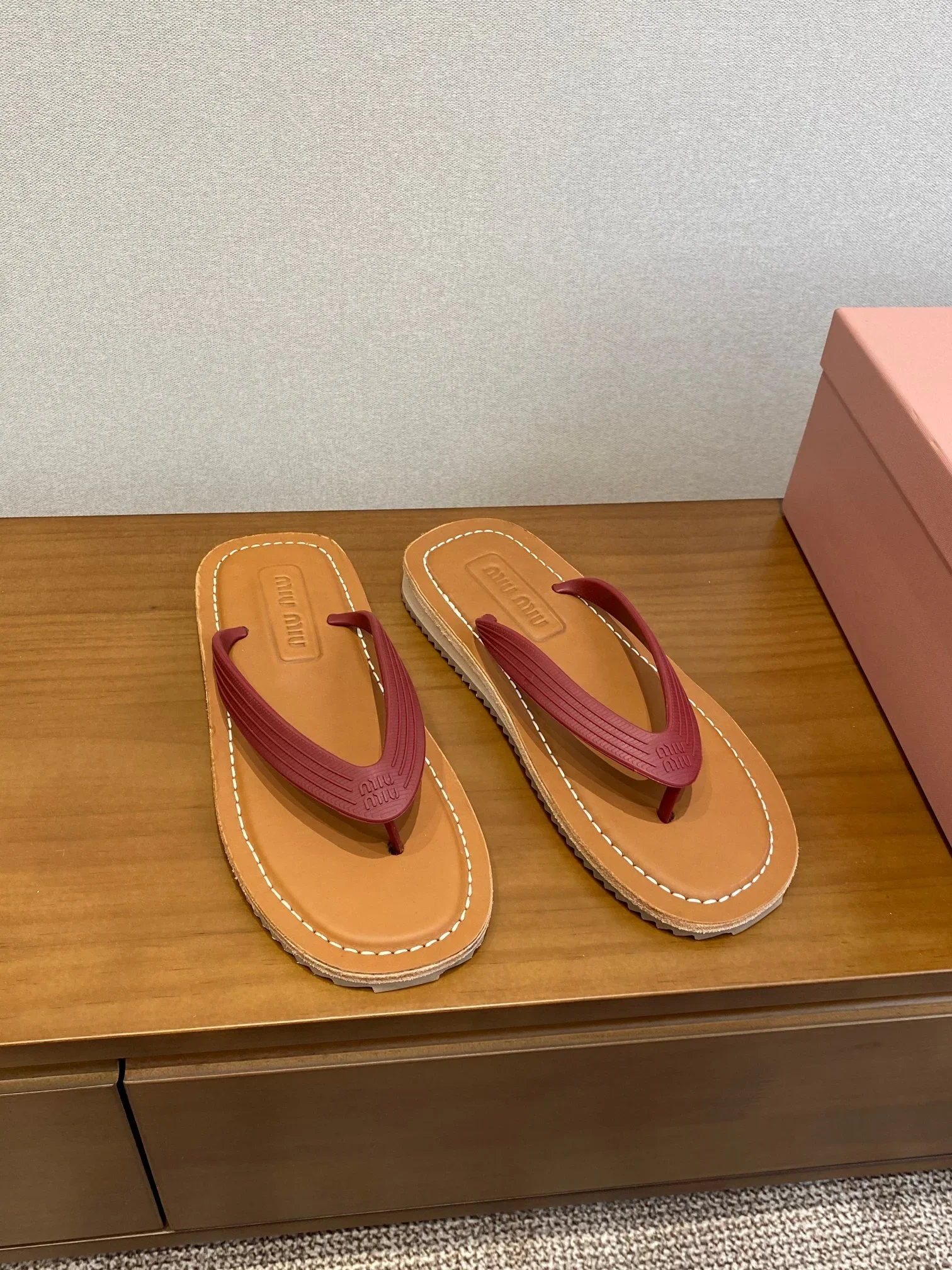 MIU MIU Sandals Brown-Red EU35-40 B00202609112027 - Image 10