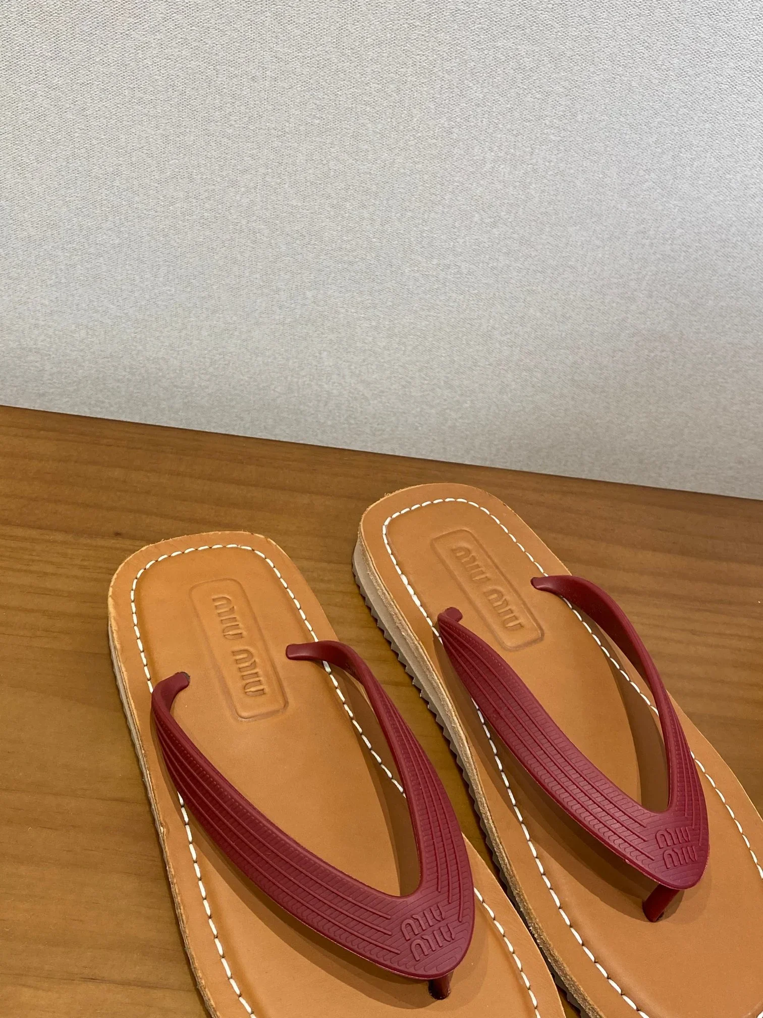MIU MIU Sandals Brown-Red EU35-40 B00202609112027 - Image 5