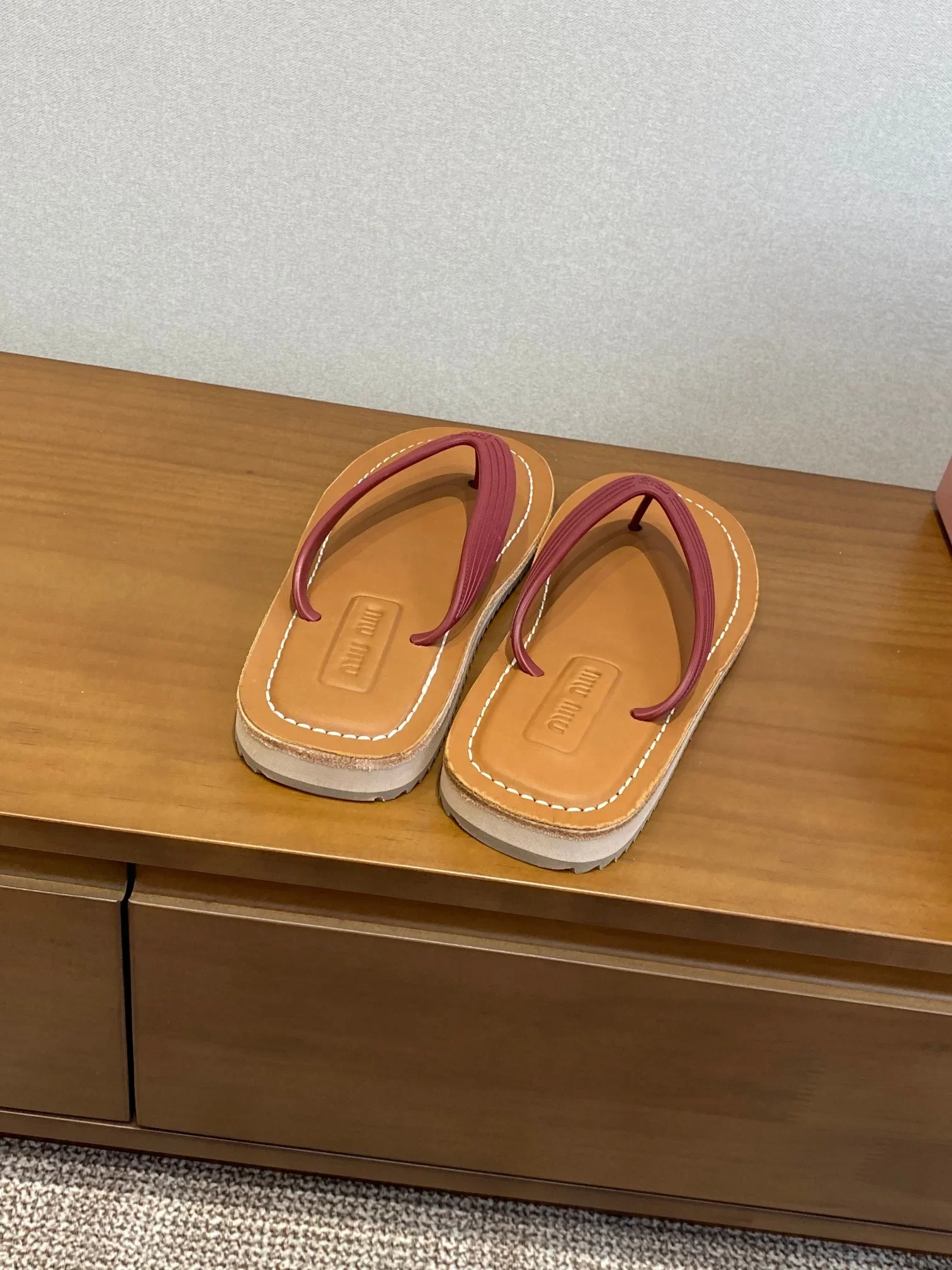 MIU MIU Sandals Brown-Red EU35-40 B00202609112027 - Image 6