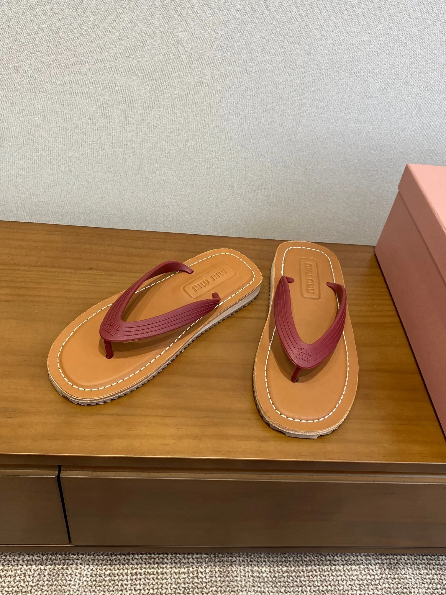 MIU MIU Sandals Brown-Red EU35-40 B00202609112027 - Image 9