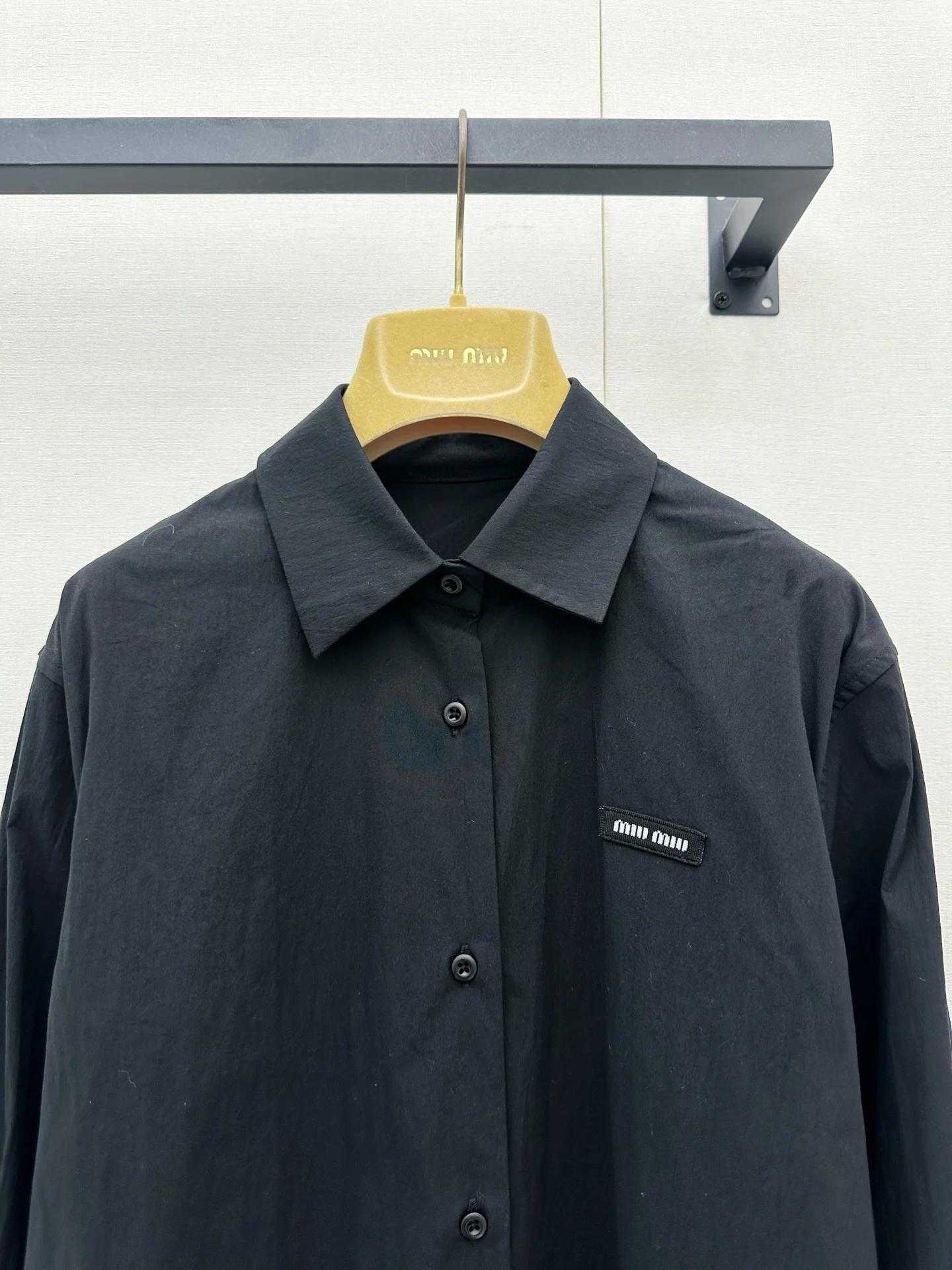 MIU MIU Shirts Cotton Blend Black S-L B65202609060786