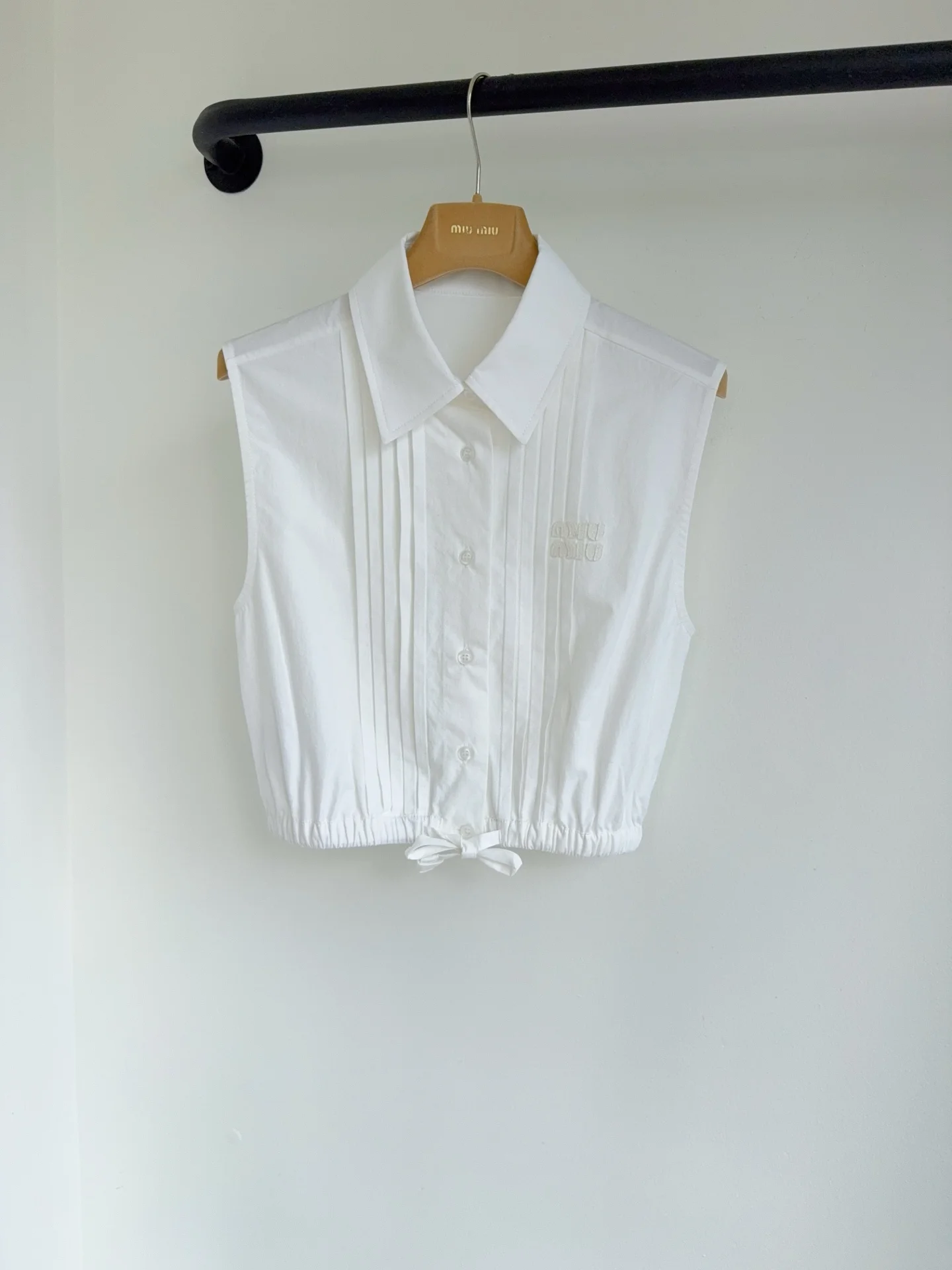 MIU MIU Shirts Cotton White S-L B60202609062858 - Image 2