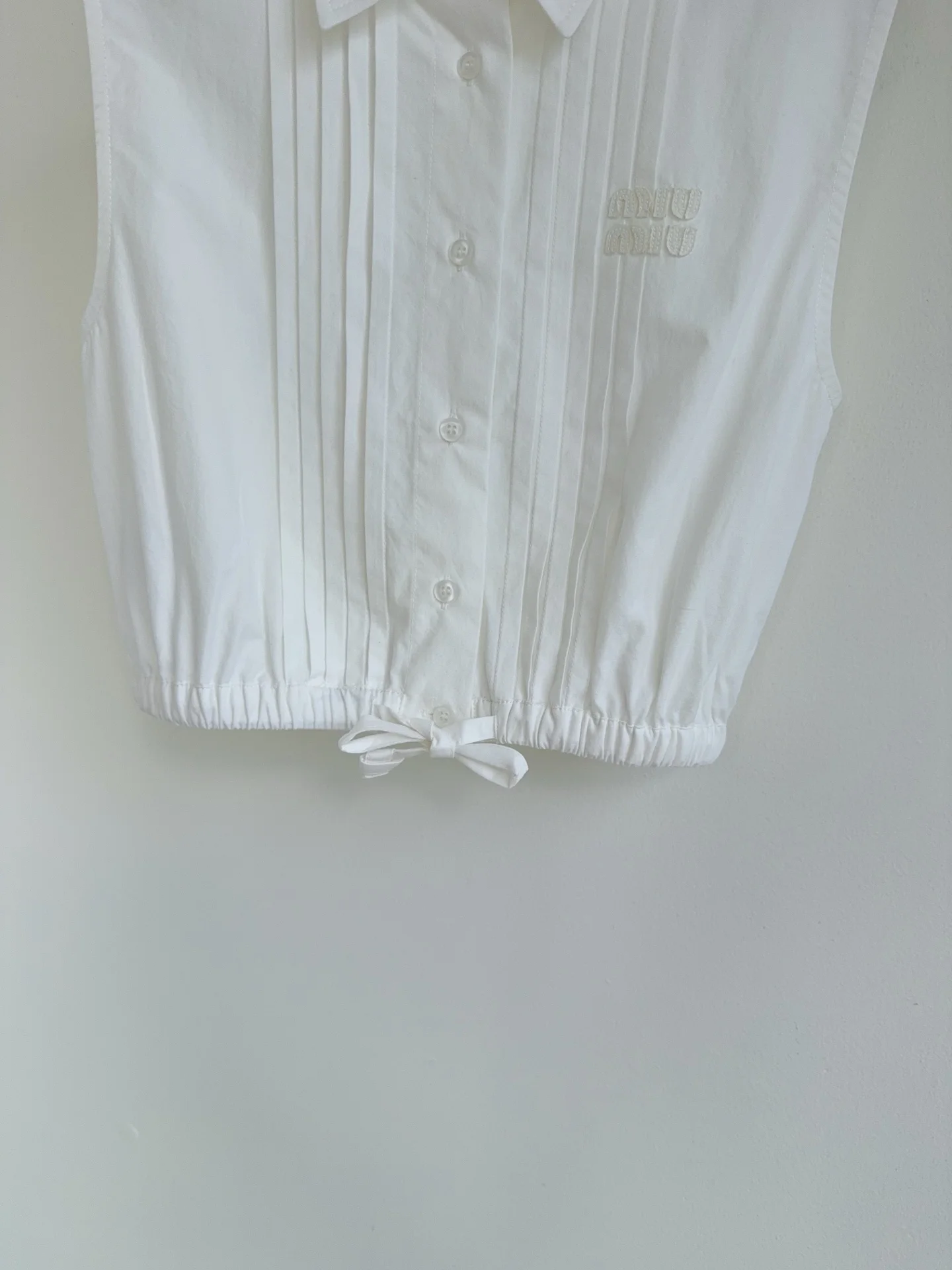 MIU MIU Shirts Cotton White S-L B60202609062858 - Image 4