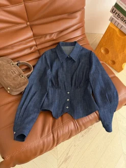 MIU MIU Shirts Denim Blue S-L B65202609060353