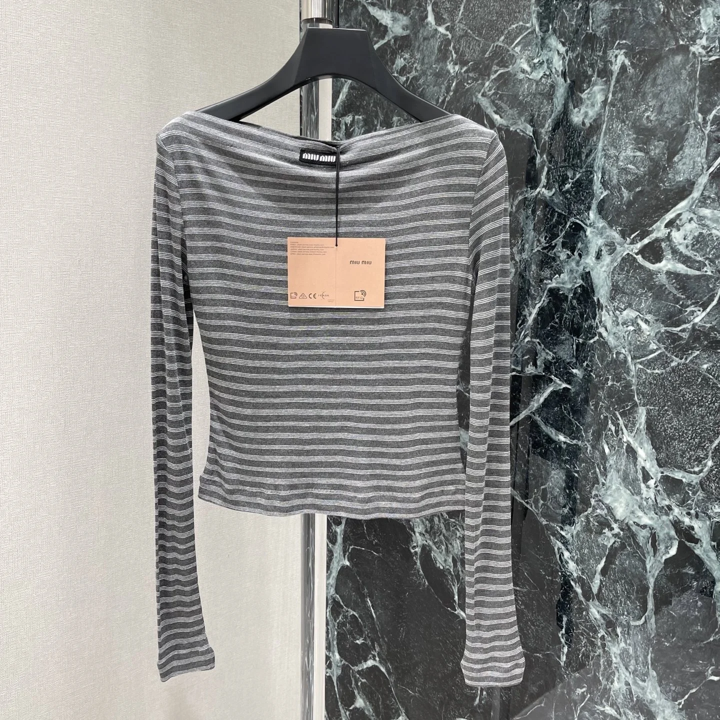 MIU MIU Shirts Grey S-L A80202609061643 - Image 2