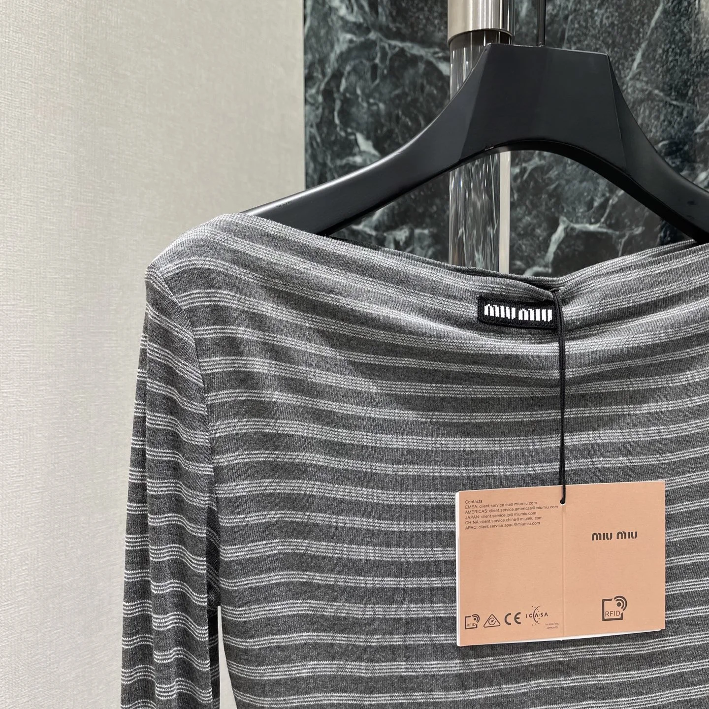 MIU MIU Shirts Grey S-L A80202609061643 - Image 4