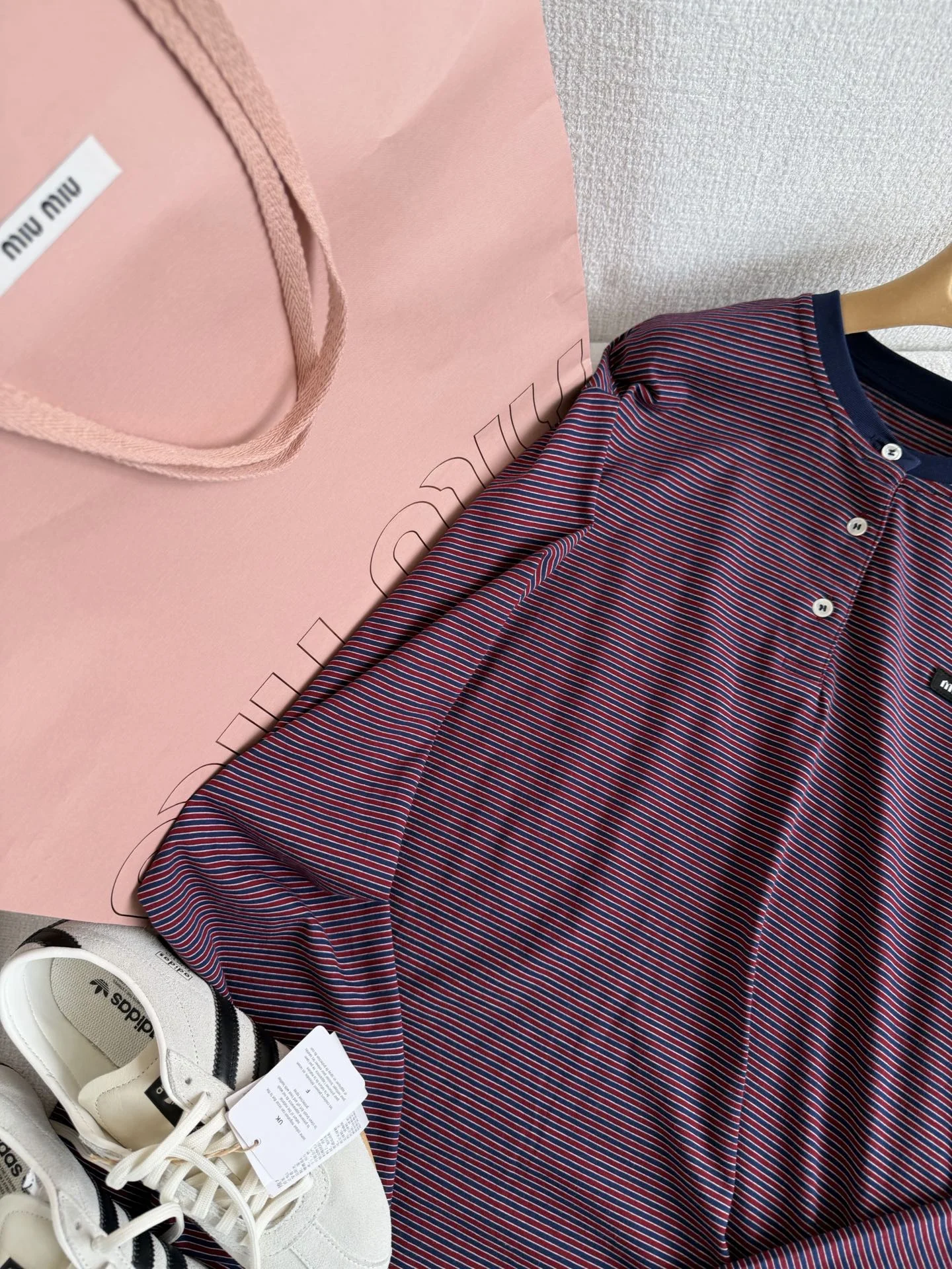 MIU MIU Shirts Maroon-Navy S-L B05202609061038 - Image 3