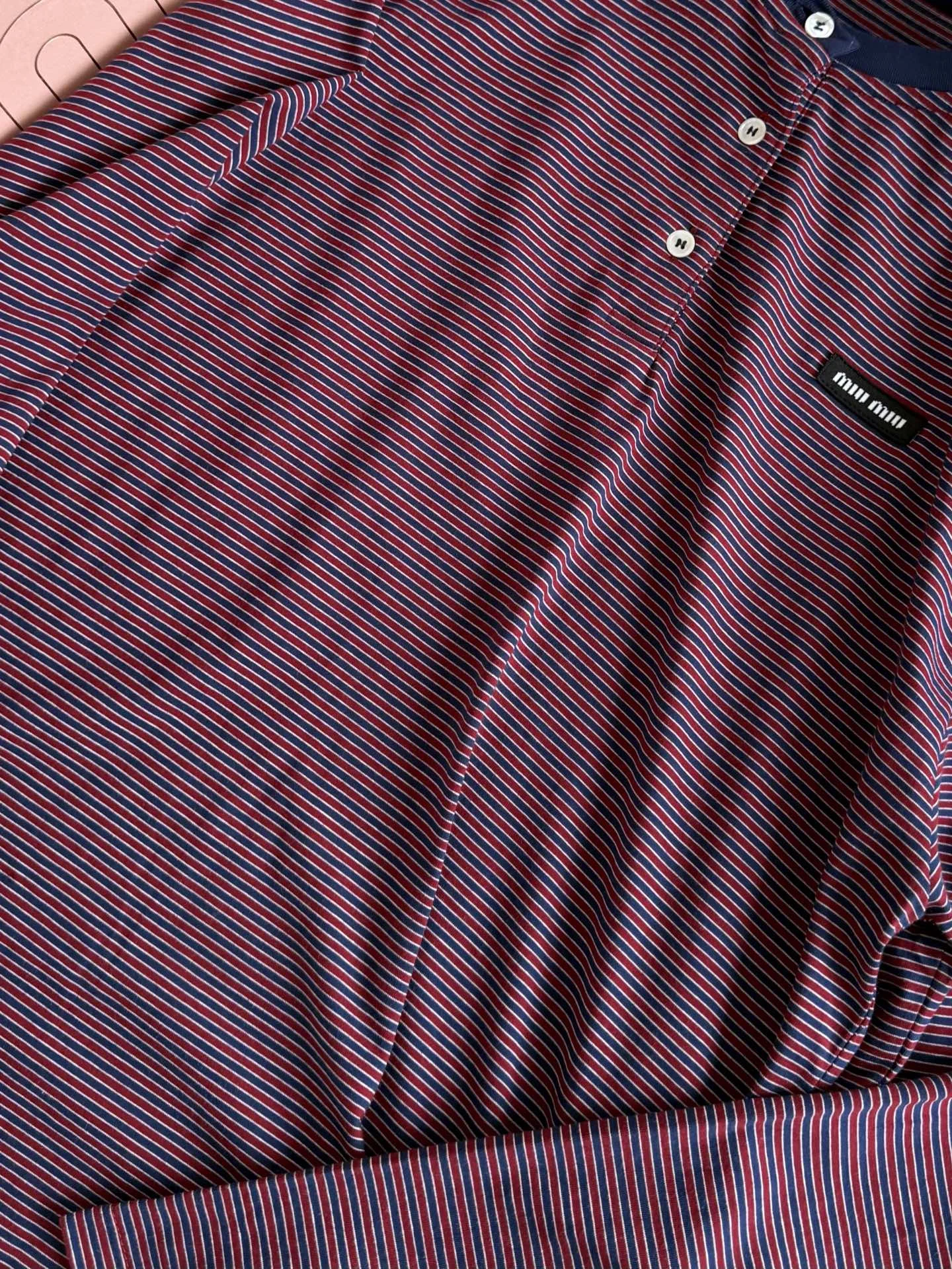 MIU MIU Shirts Maroon-Navy S-L B05202609061038 - Image 5