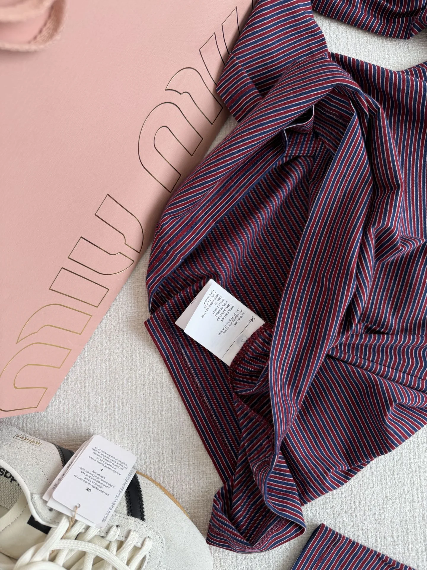 MIU MIU Shirts Maroon-Navy S-L B05202609061038 - Image 7