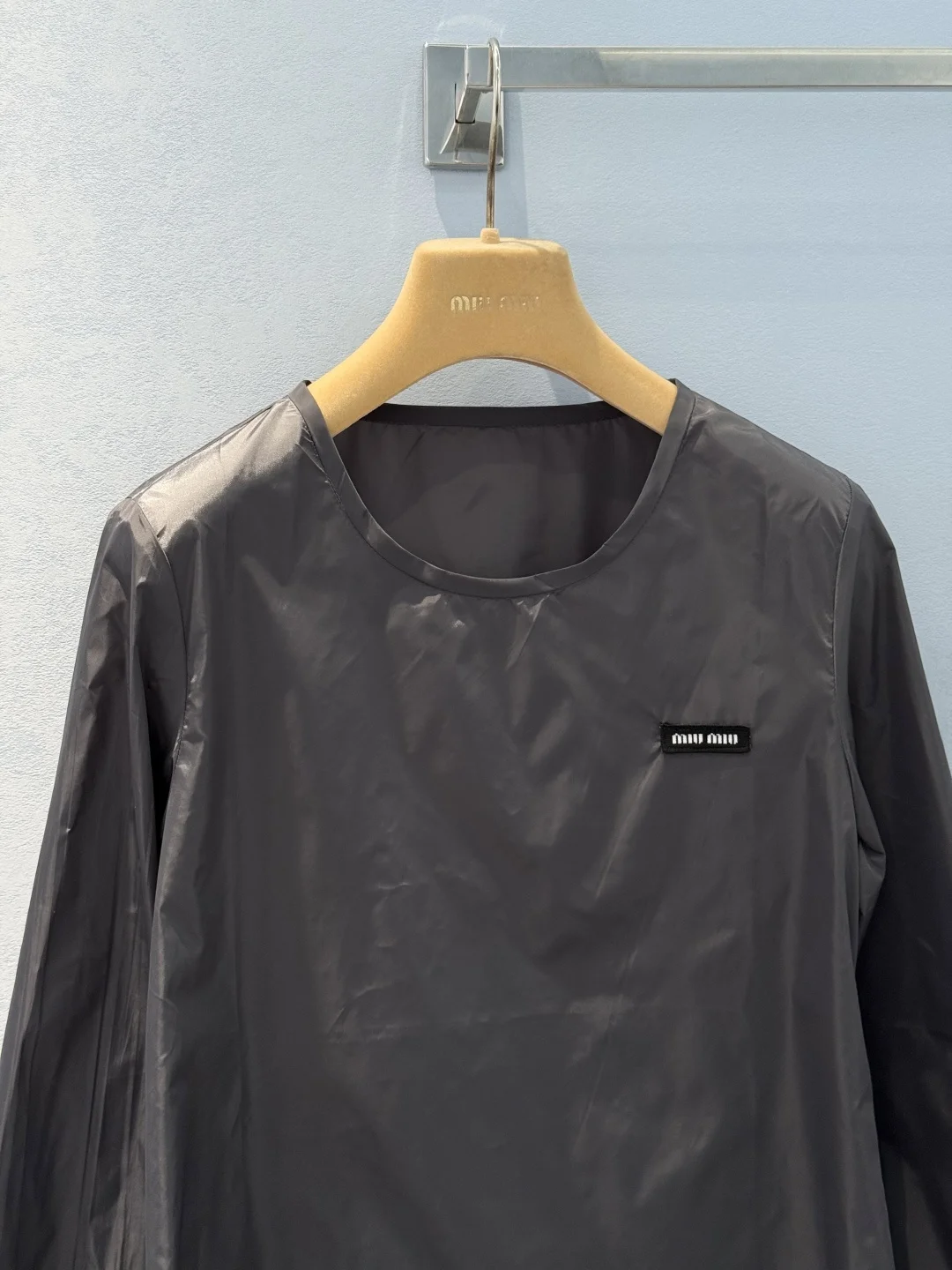 MIU MIU Shirts Nylon Gray S-L B60202609060381 - Image 4