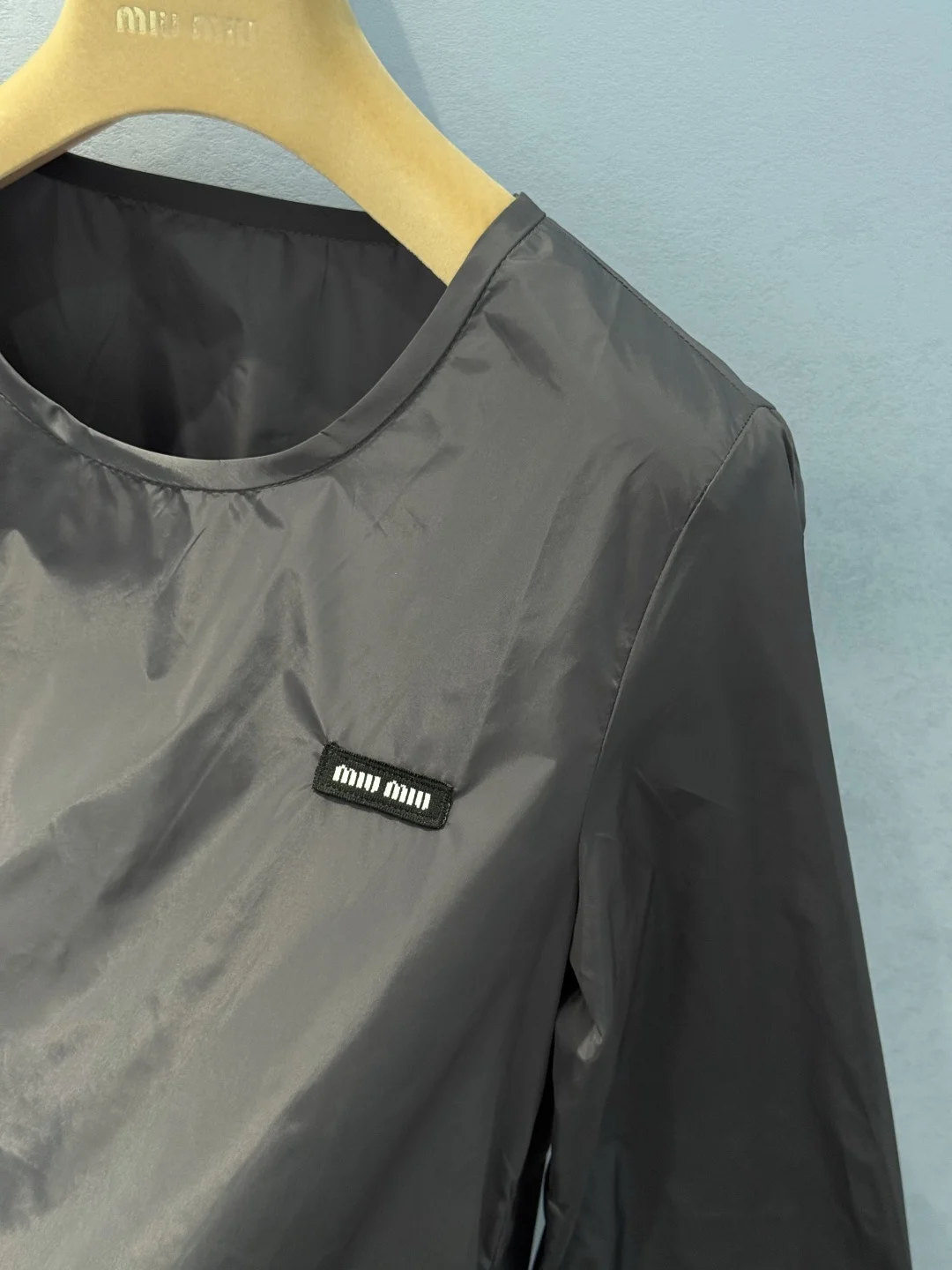 MIU MIU Shirts Nylon Gray S-L B60202609060381 - Image 6