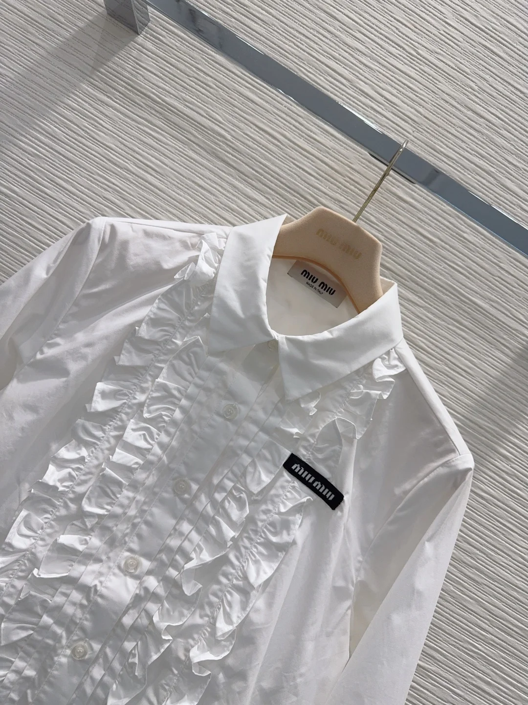 MIU MIU Shirts White-Black S-M-L B45202609062909 - Image 2